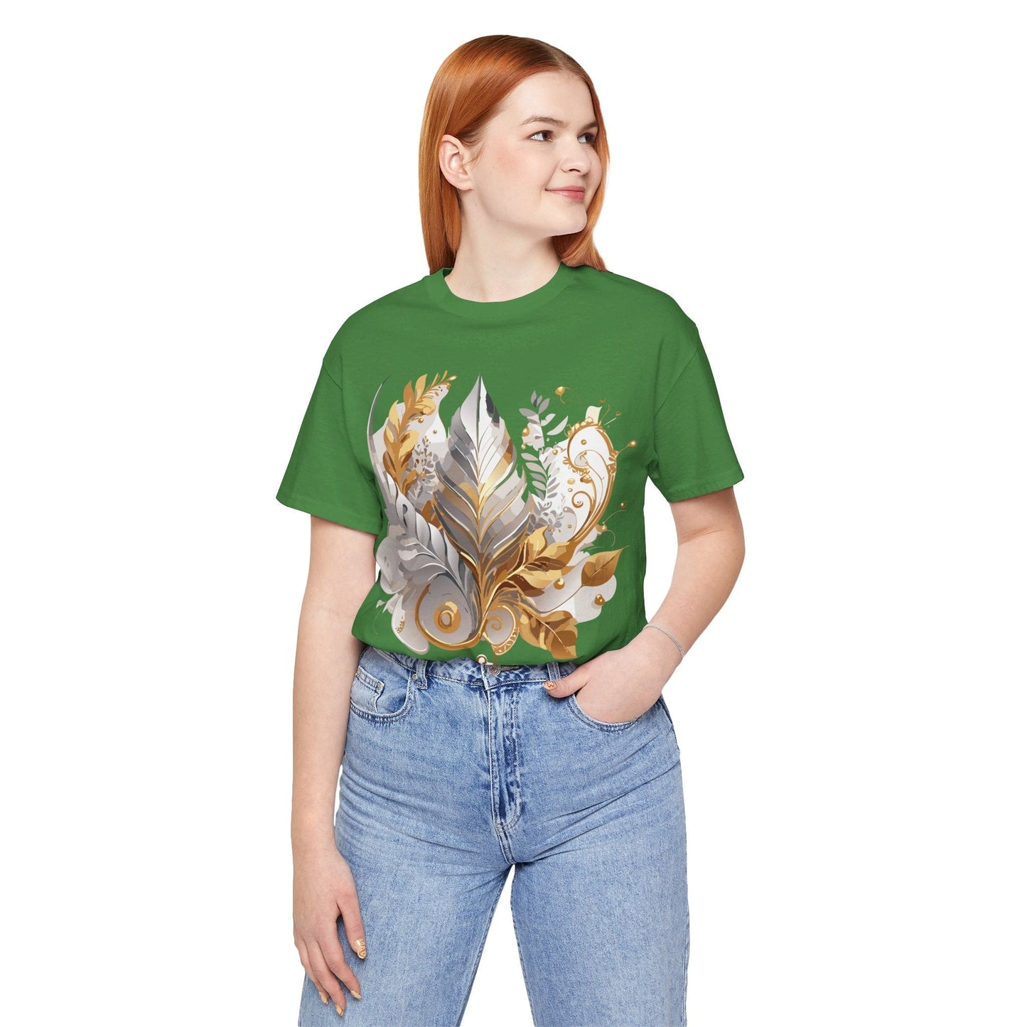 Jewelry Graphic Unisex 100 Cotton Vintage Treasure Art T-Shirt 1