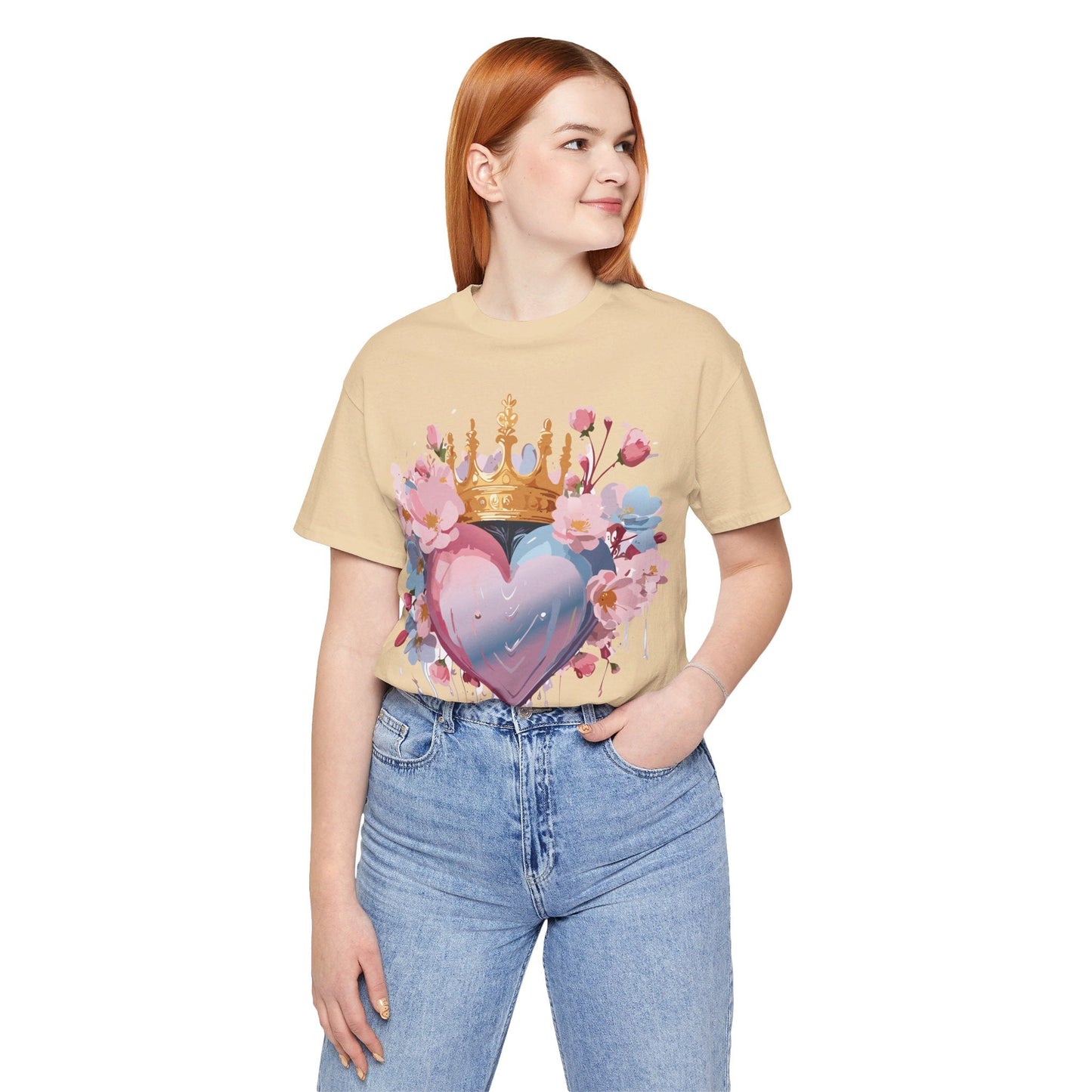 Valentine Graphic Tee Unisex Jersey Short Sleeve Adelpha Vintage Inspired Artwork
