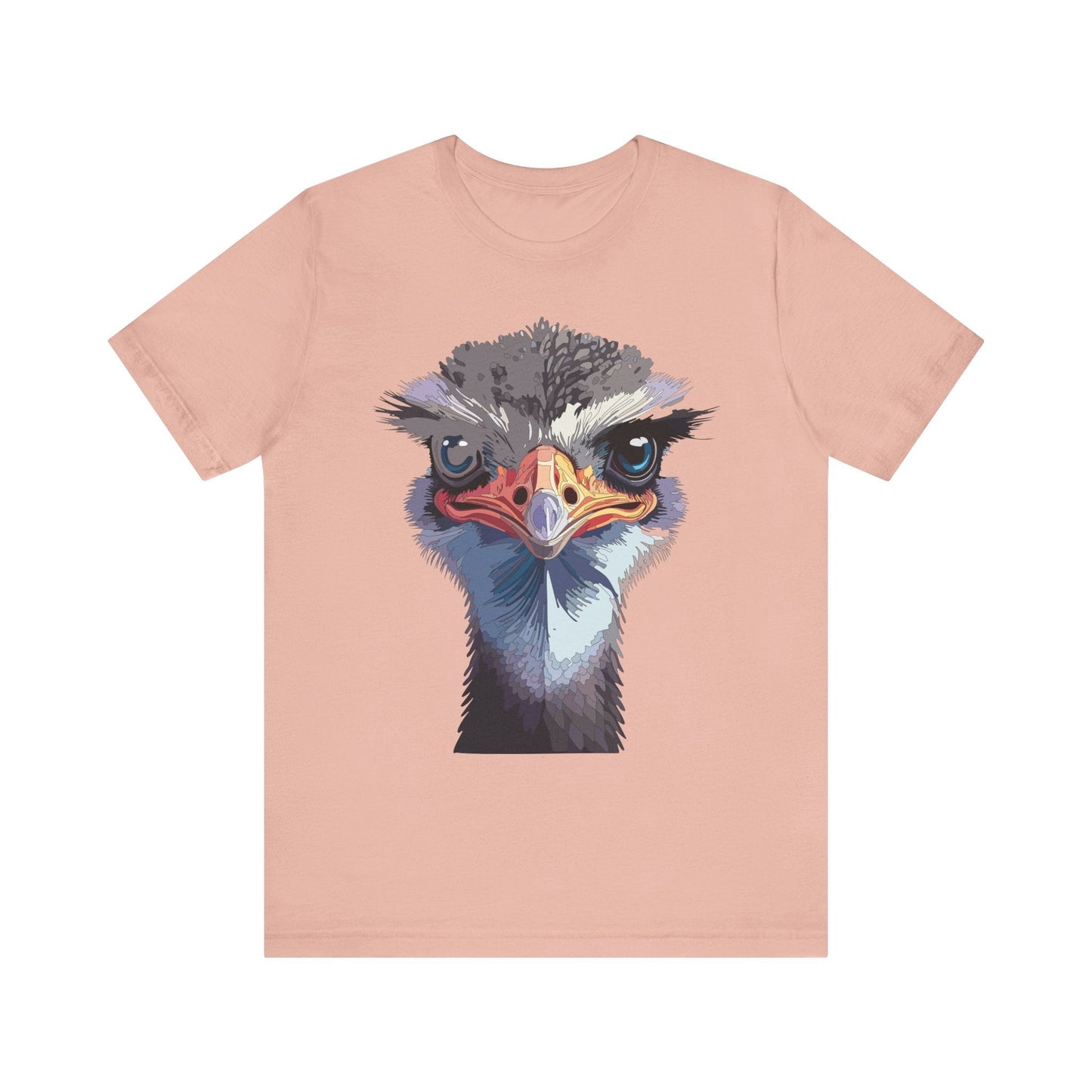 Unisex Animal Tee Shirt With Art Design Wild Animals Shirt Gildan Softstyle 64000