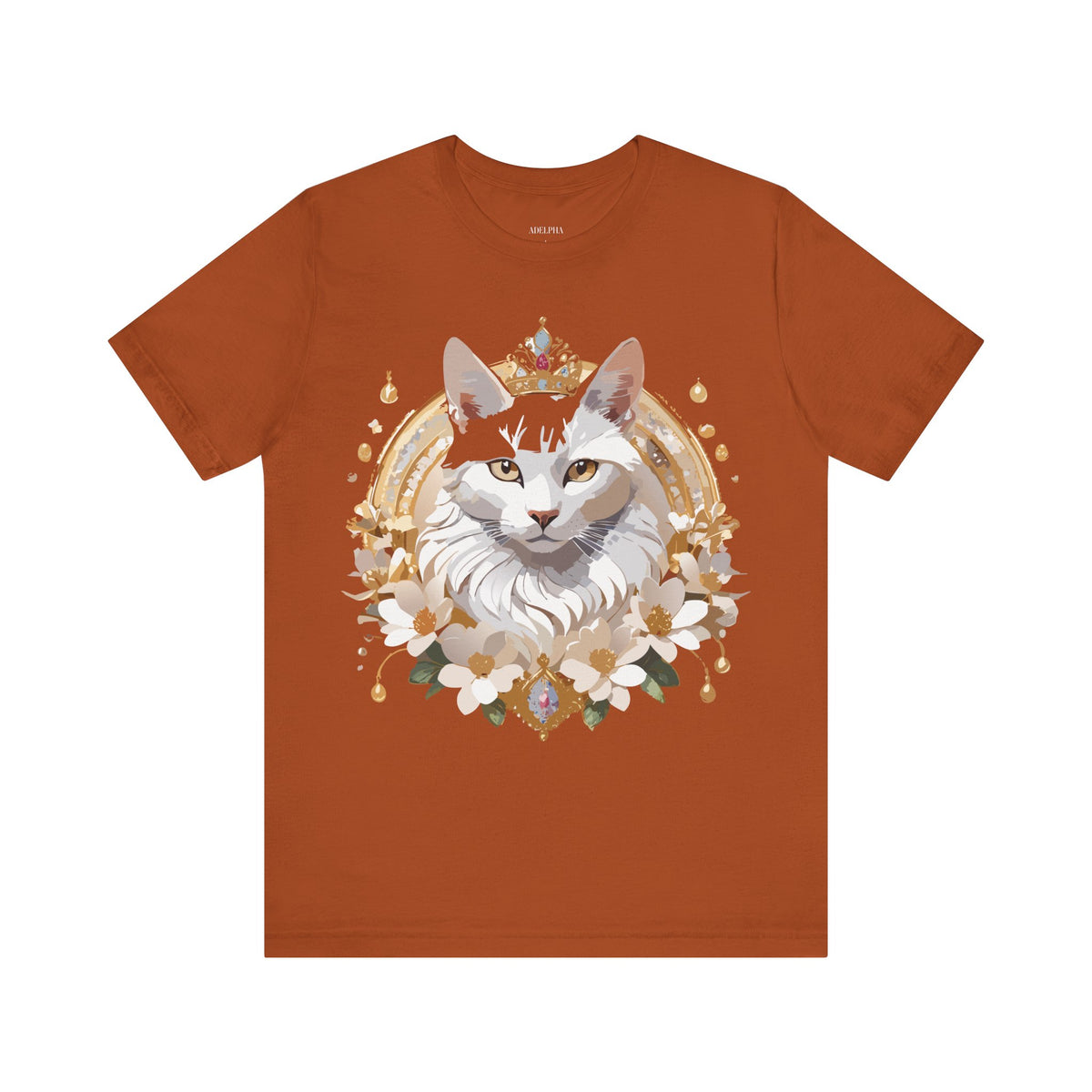 Medallion Graphic Unisex Cotton Bella+Canvas Tee with Art Design d68