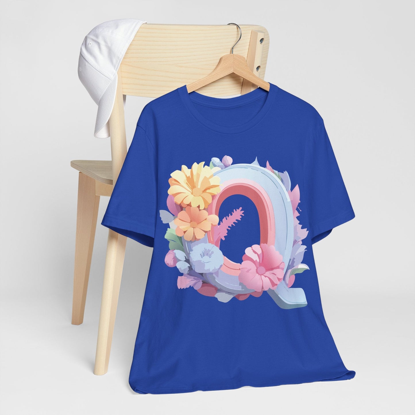 Letter Q Shirt Unisex Graphic Tee With Vintage Inspired Artwork By Adelpha Premium Short Sleeve