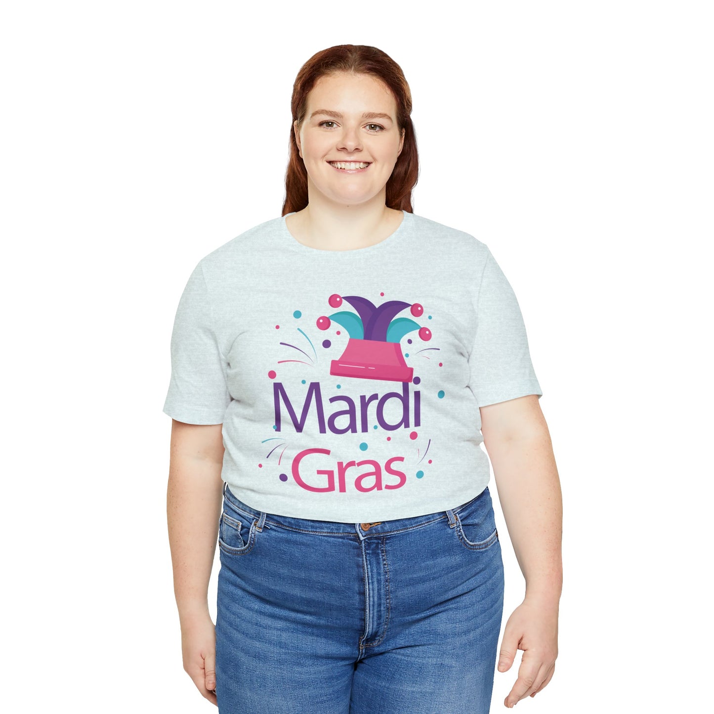 Tee-shirt en coton unisexe pour Mardi Gras