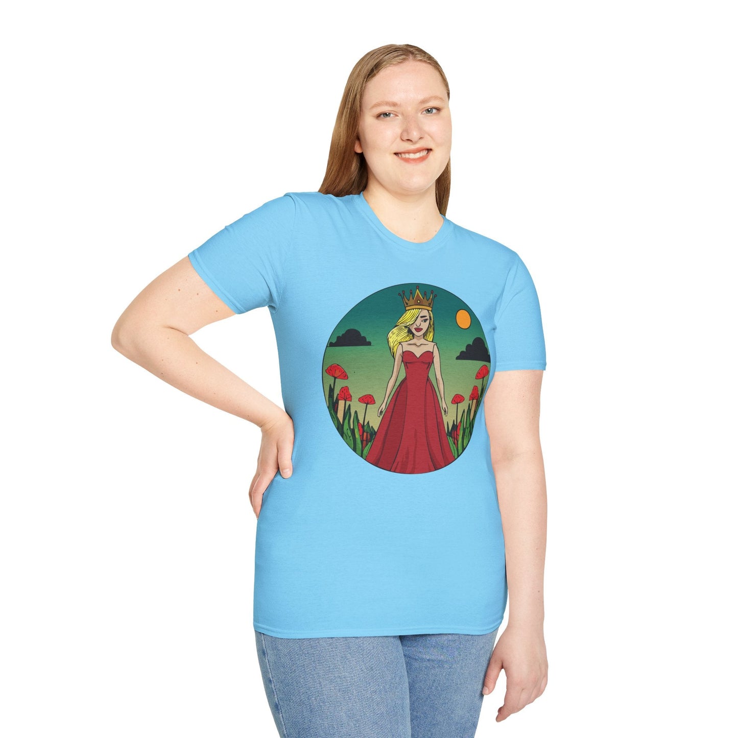 Womens Graphic T Shirt Art Design Tee Unisex Softstyle 64000 Ring Spun Cotton Daily Wear