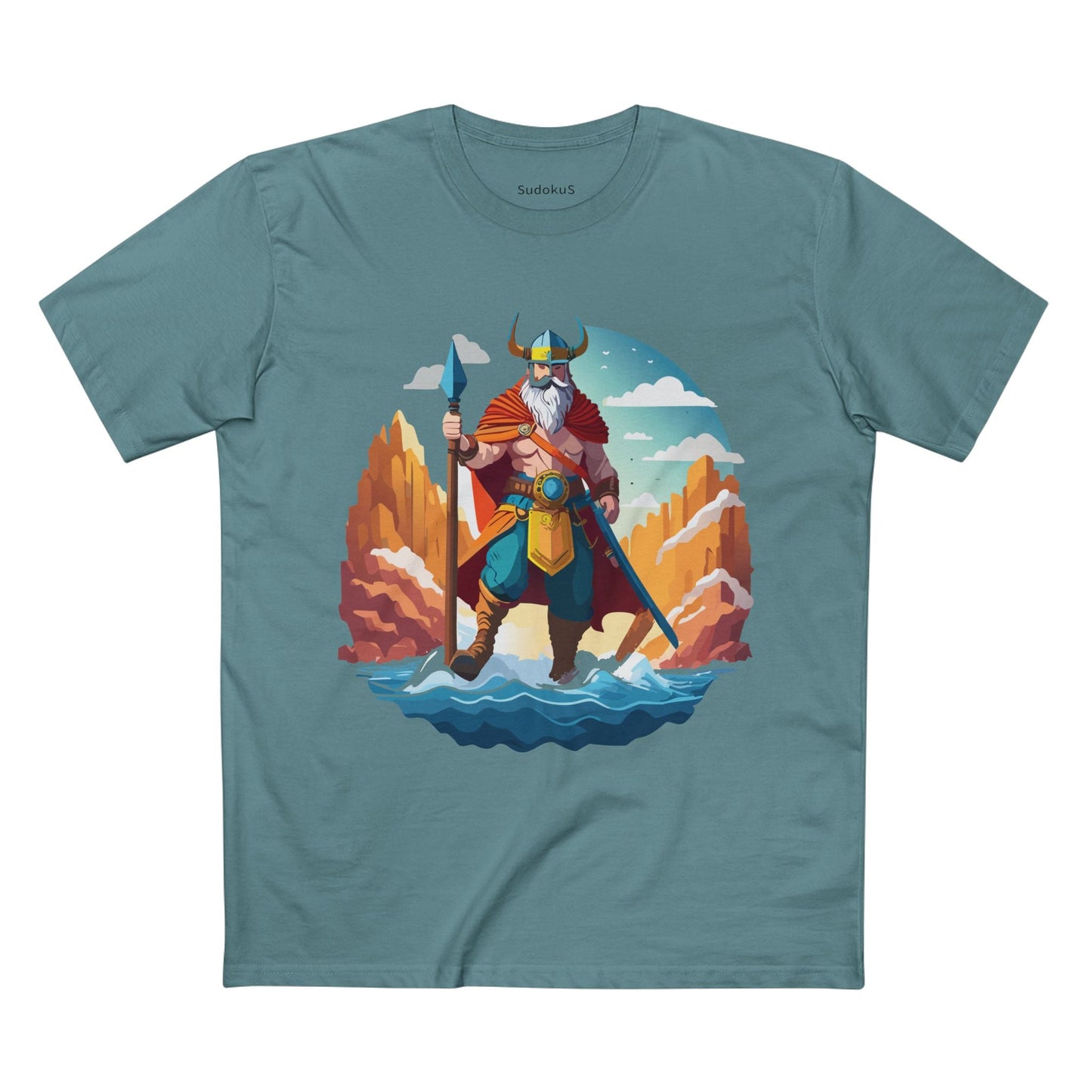 Viking Graphic Unisex 100 Cotton Staple Tee 7