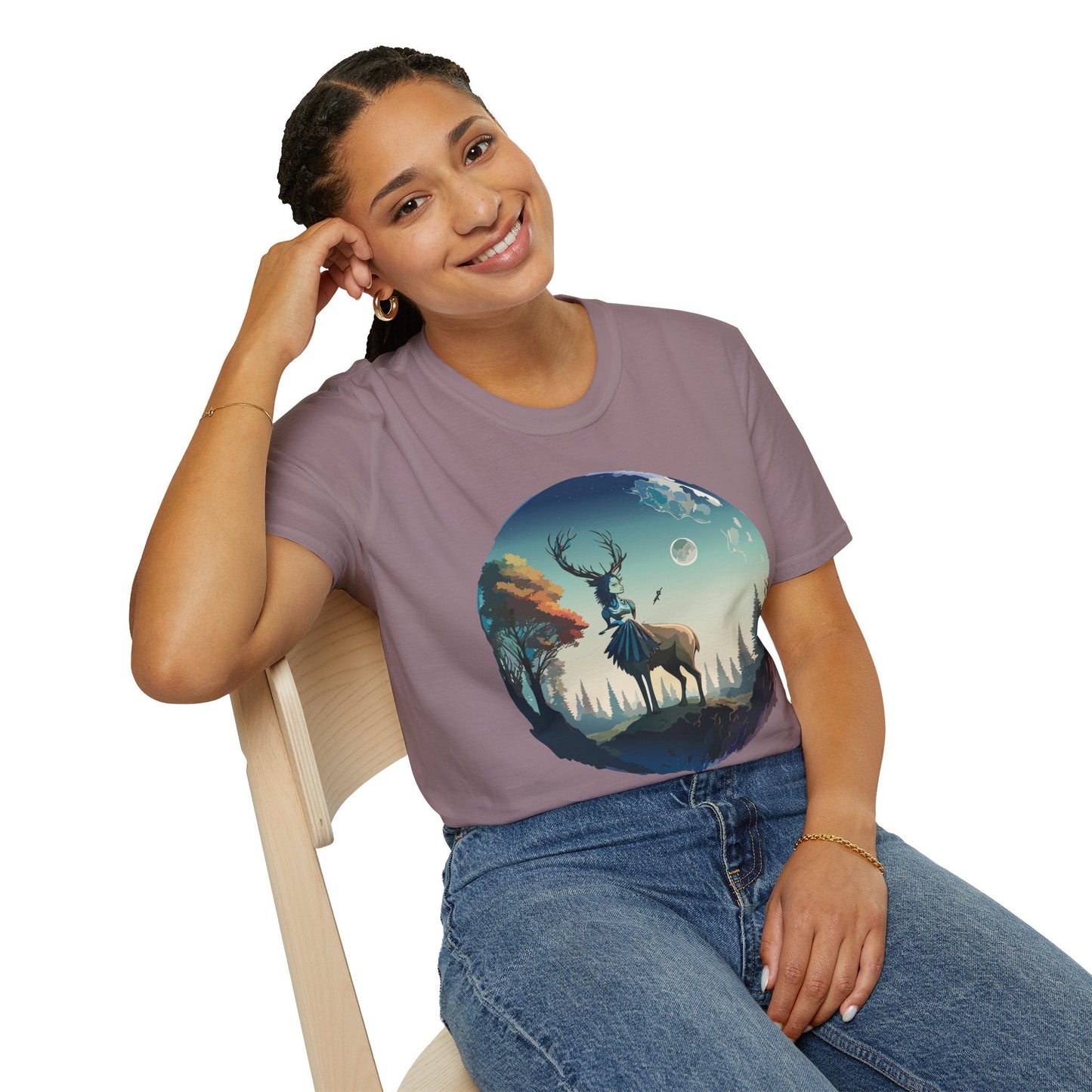 Womens Graphic T Shirts Art Design Tee Gildan Softstyle 64000 100 Percent Ring Spun Cotton Unisex