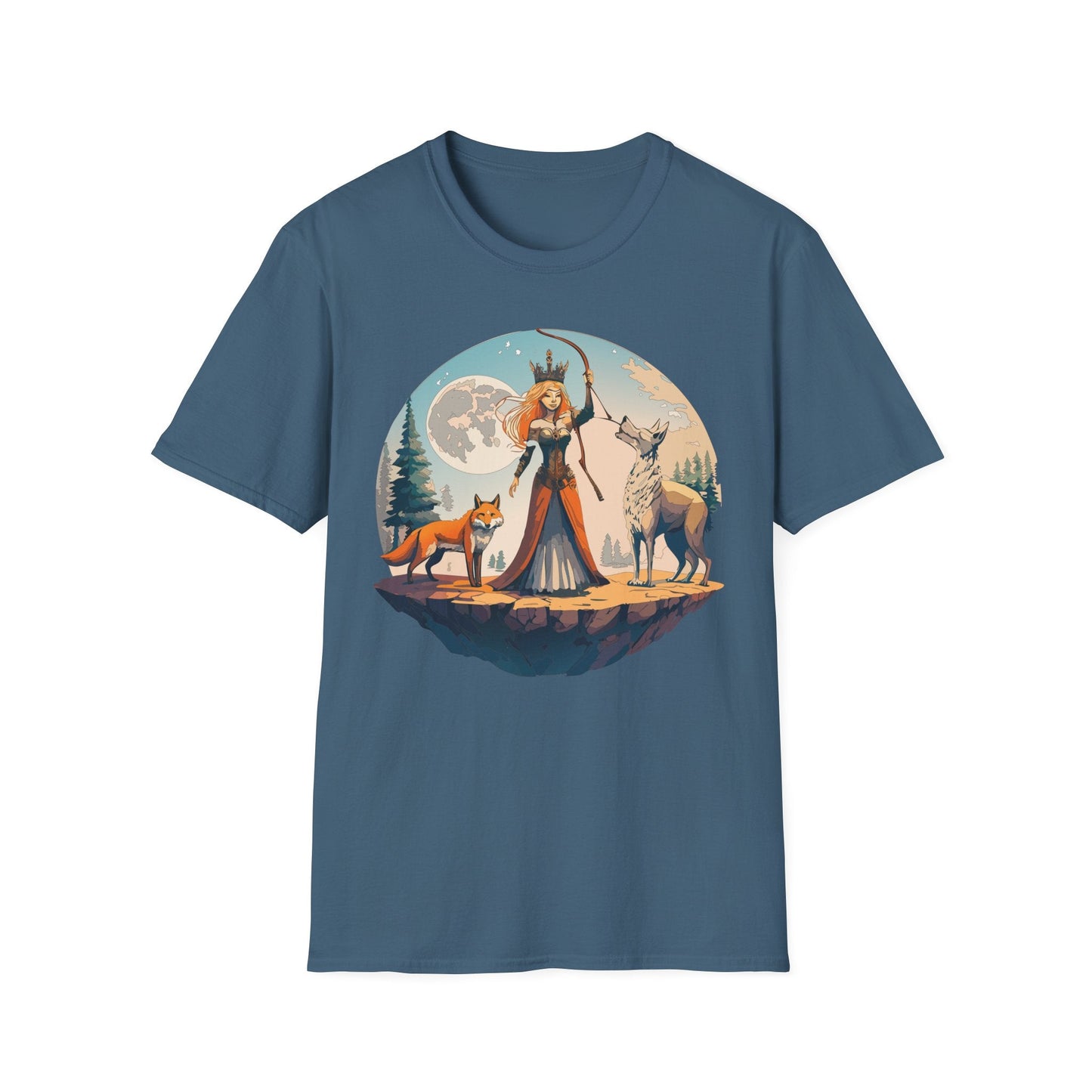 Womens Graphic T Shirts Art Design Shirt Softstyle Gildan 64000 Unisex Tee Ring Spun Cotton