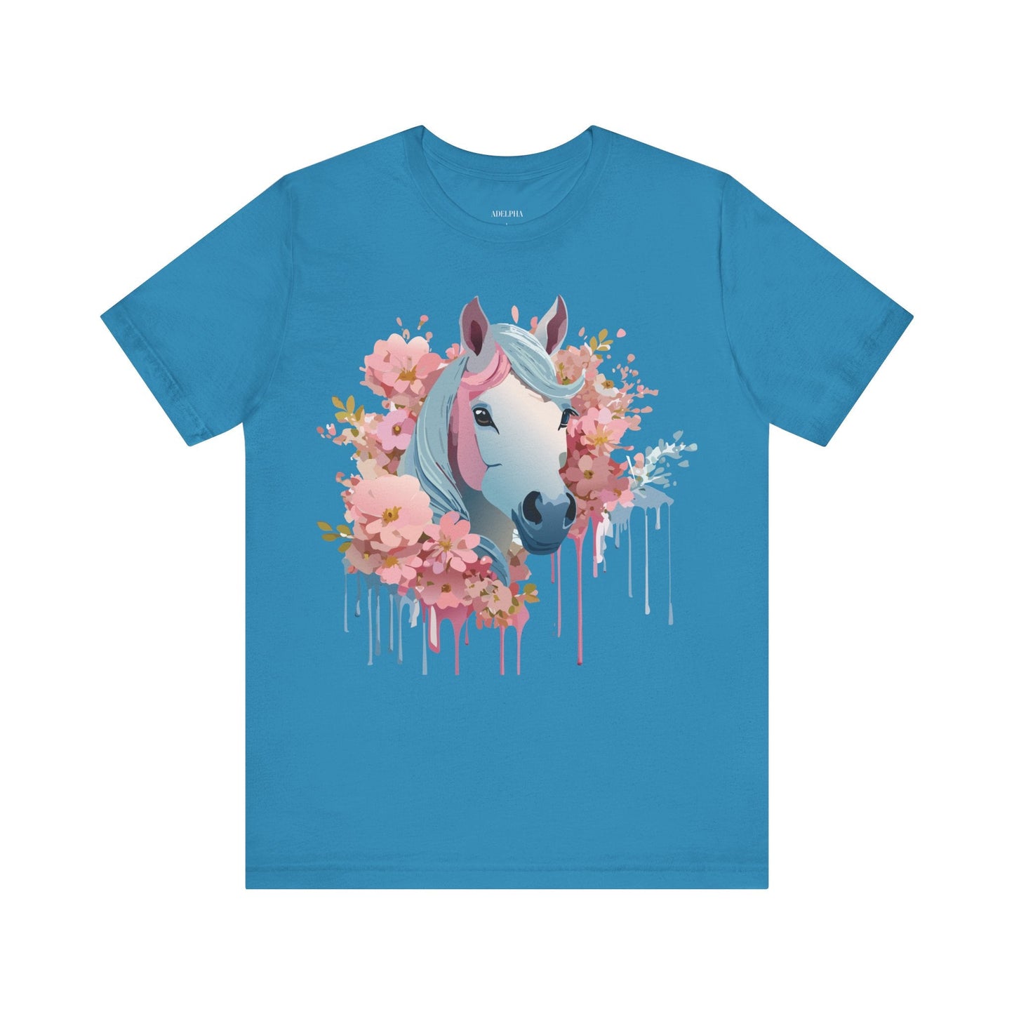 Horse Graphic Unisex 100 Cotton Vintage Animal Art T-Shirt 14