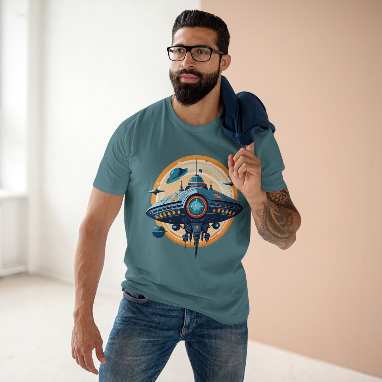 Aliens Graphic Unisex 100 Cotton Staple Tee 33
