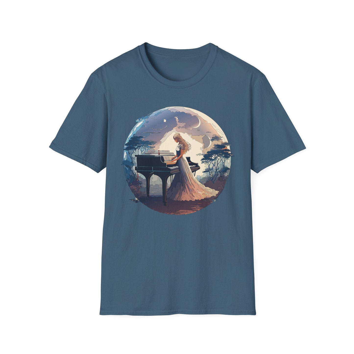 Womens Graphic T Shirts Art Design Shirt Unisex Softstyle Gildan 64000 Short Sleeve