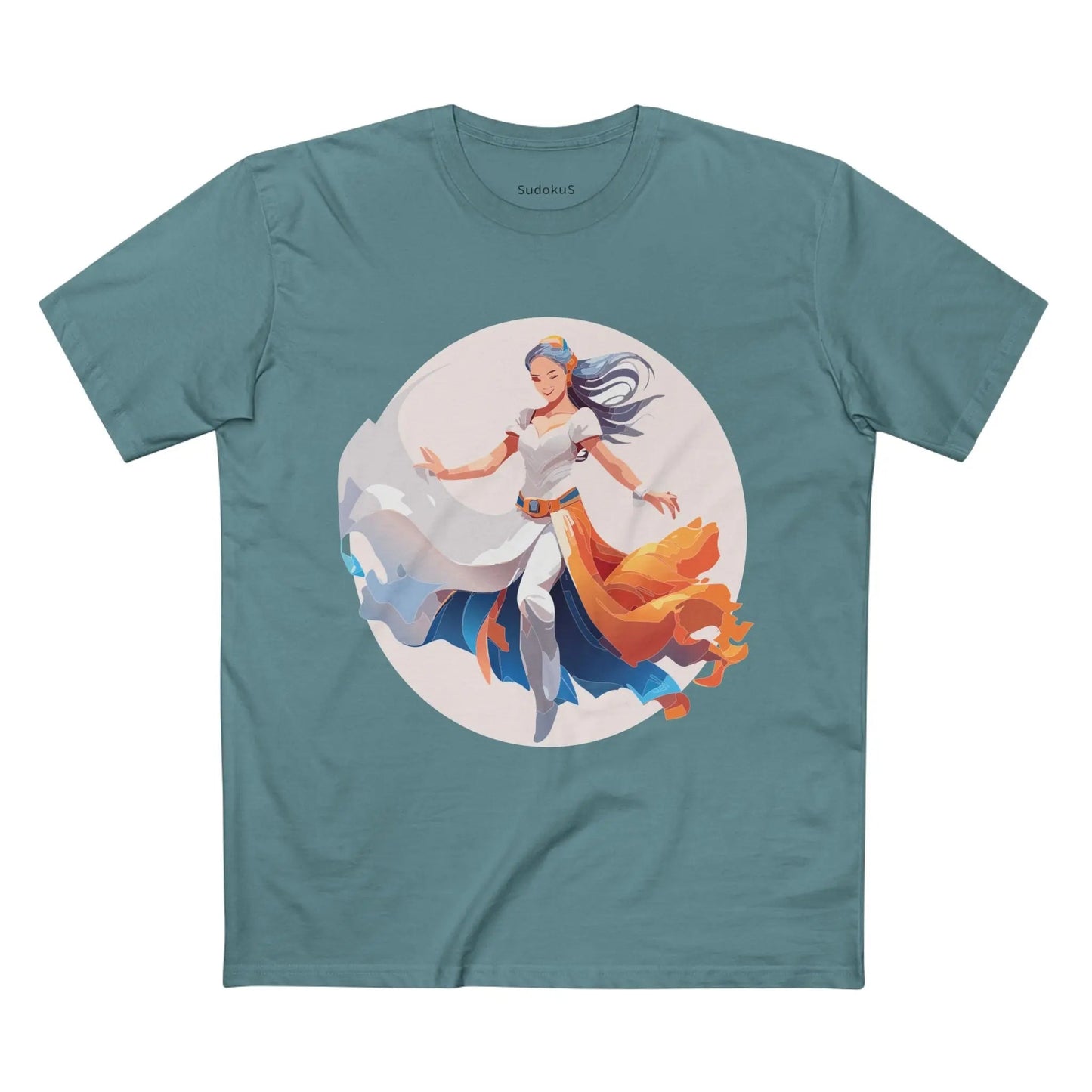 Dancer Graphic Unisex 100 Cotton Staple Tee 13