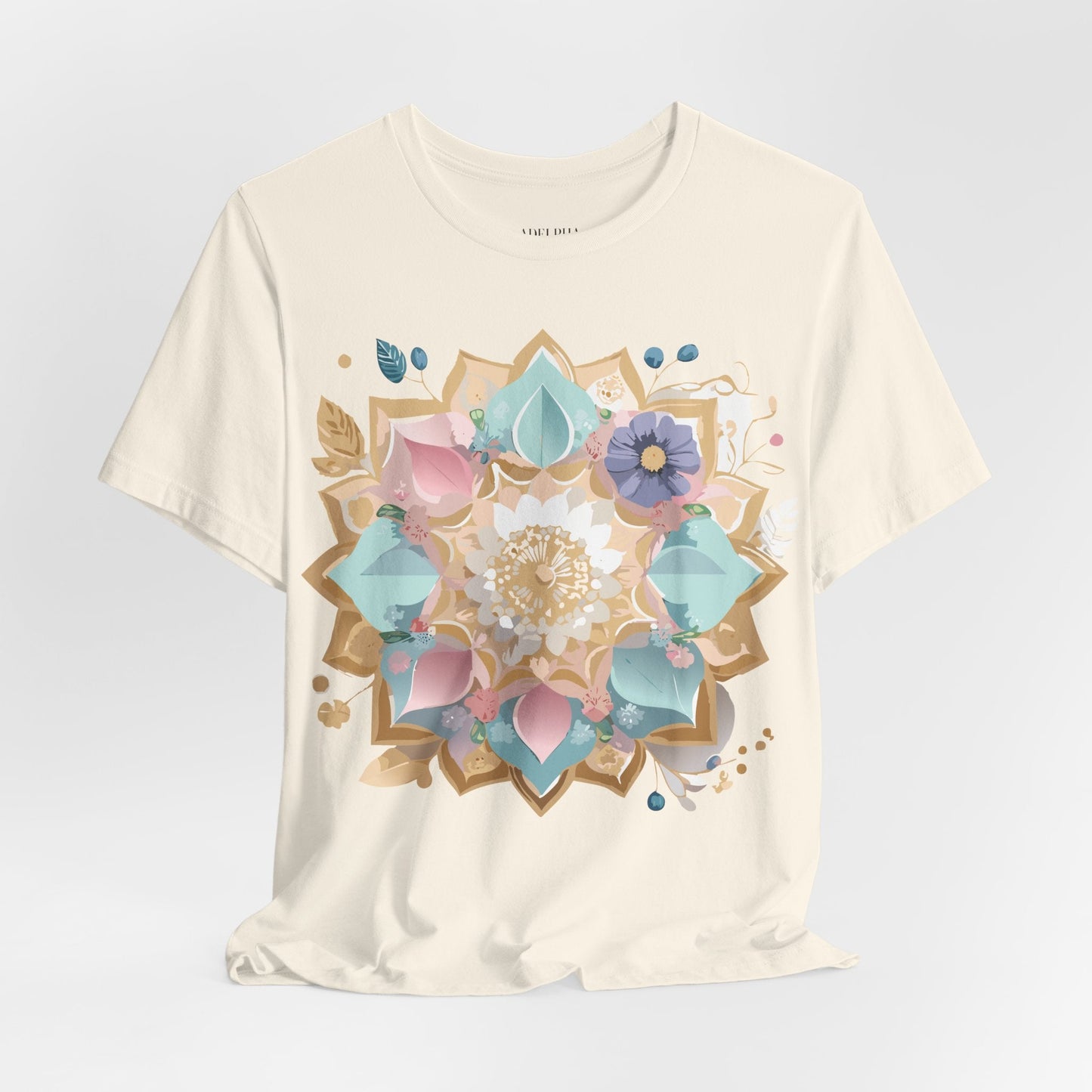 Adelpha Mandala Graphic Tee Unisex Jersey Short Sleeve Vintage Inspired Artwork Shirt