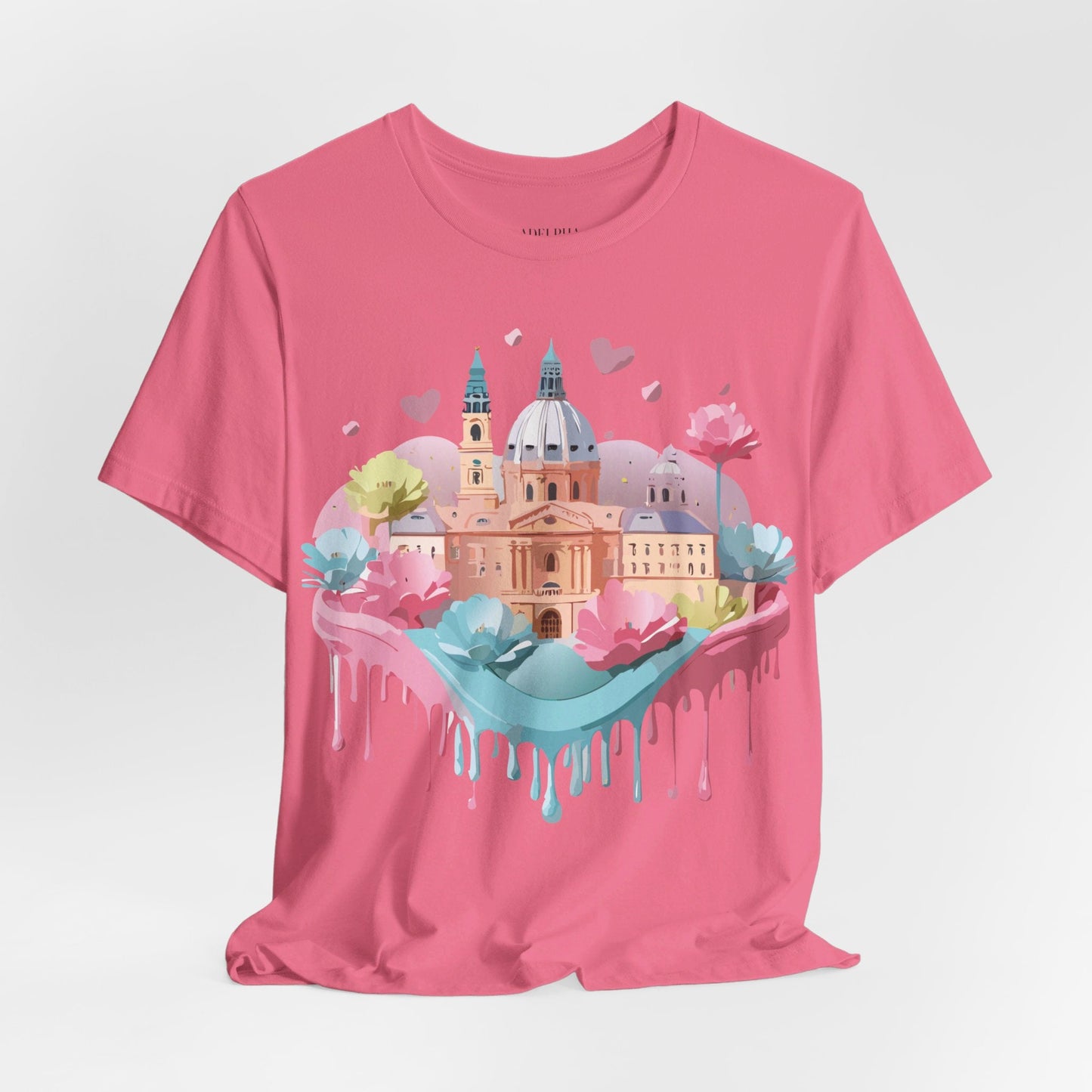 Prague Tourist Shirt Unisex Graphic Tee With Vintage Inspired Artwork By Adelpha