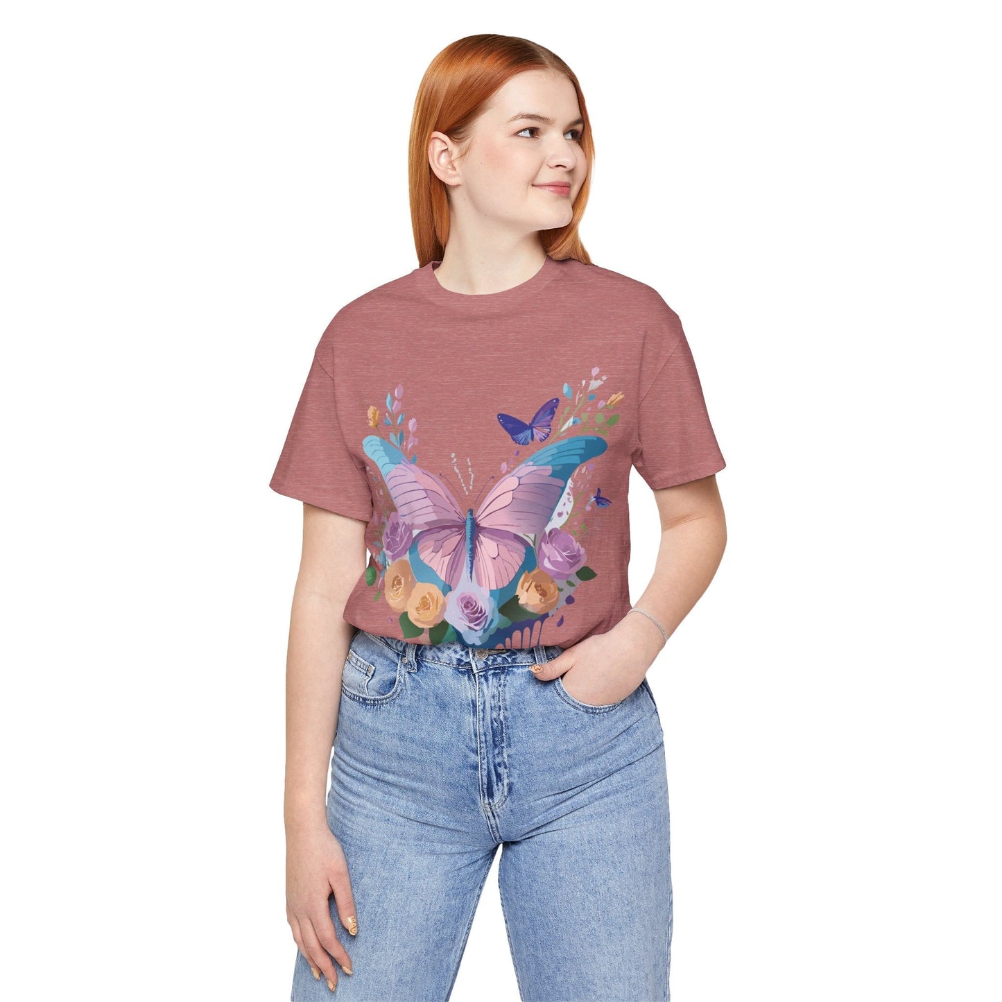 Butterfly Graphic Tee Unisex Jersey Short Sleeve Adelpha Artwork
