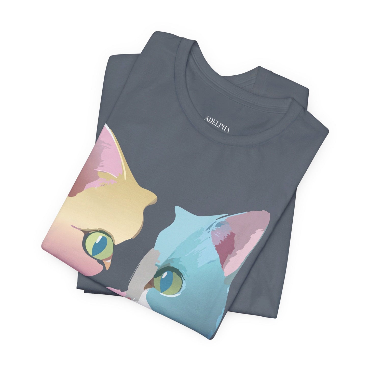 Cat Graphic Tee Unisex Vintage Inspired Shirt By Adelpha Limited Edition