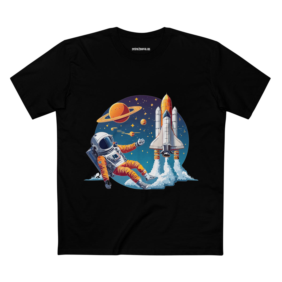 Cosmos Astronaut Graphic Tee Staple Unisex 100 Cotton Tee Shirt - CS-24