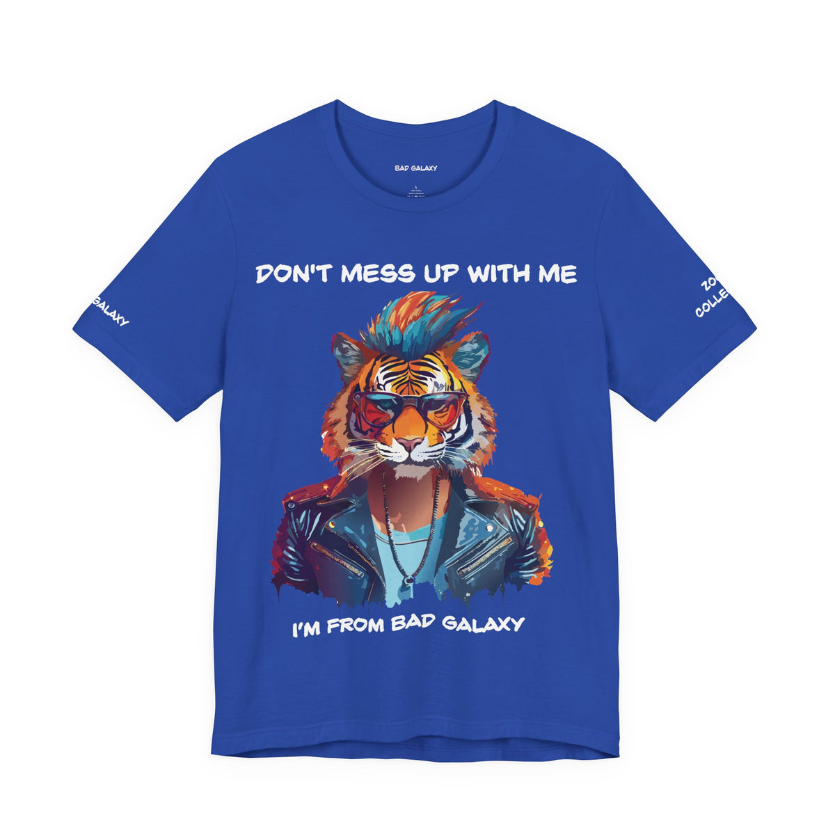 Animal Graphic Unisex Cotton Bella+Canvas Tee with Art Design b7