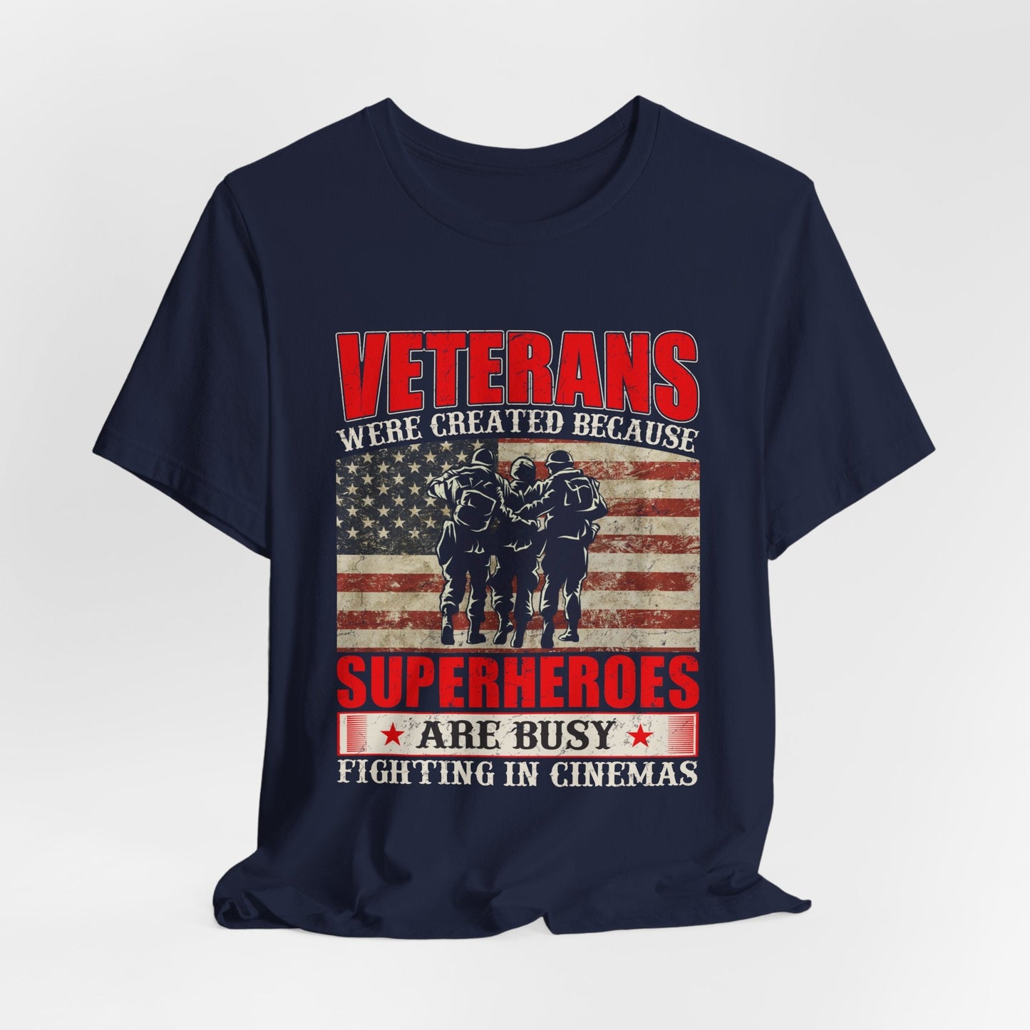 Army Veteran Patriotic Graphic Design Unisex Cotton T-Shirt v41