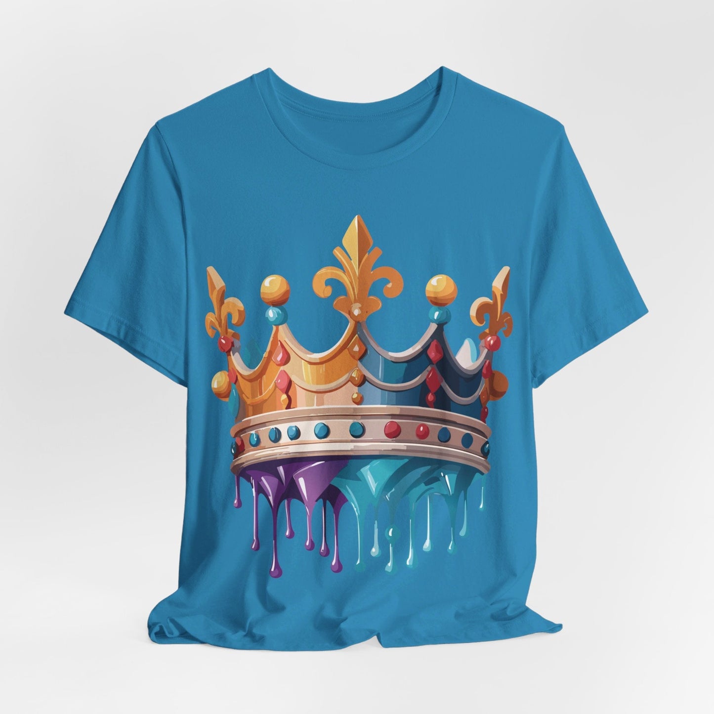 Adelpha Crown Graphic Tee Unisex Vintage Inspired Art Design Short Sleeve Shirt