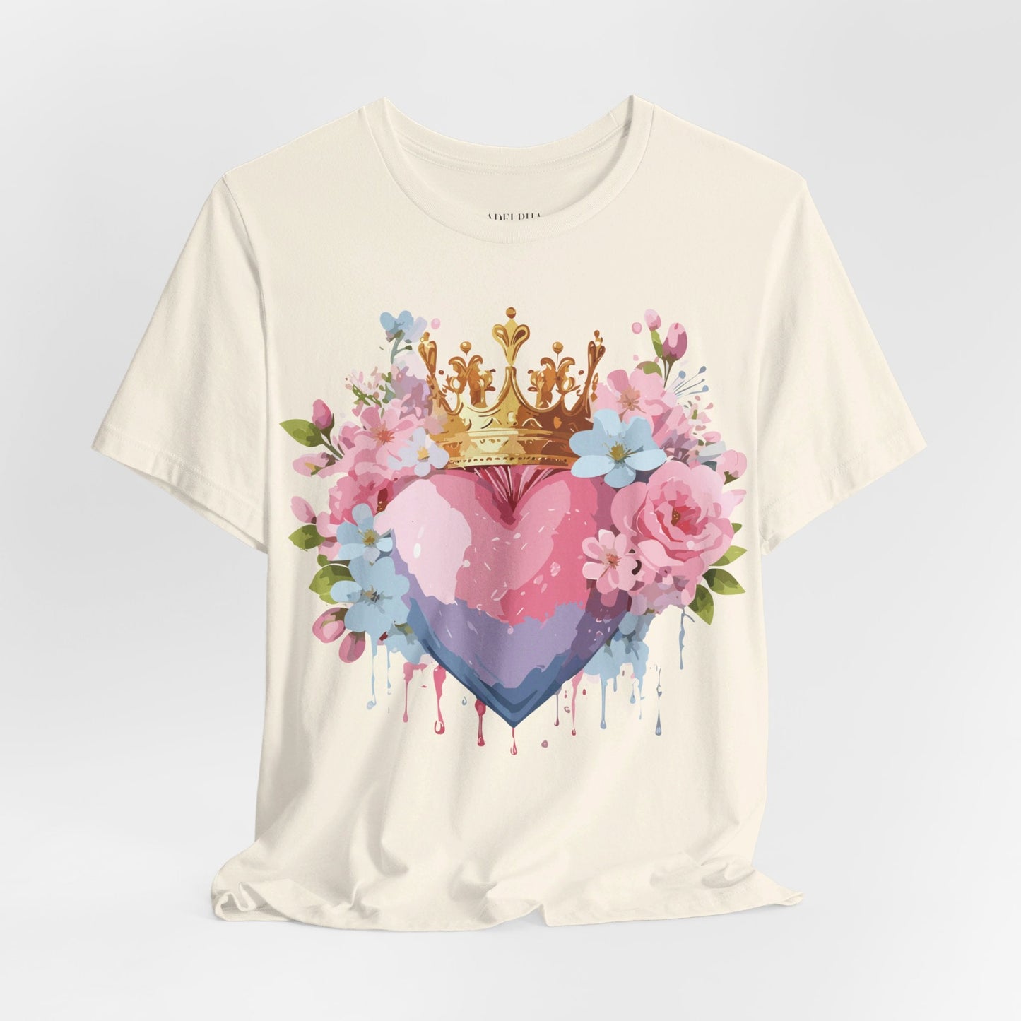 Valentine Graphic Tee Unisex Jersey Short Sleeve Adelpha Vintage Inspired Artwork