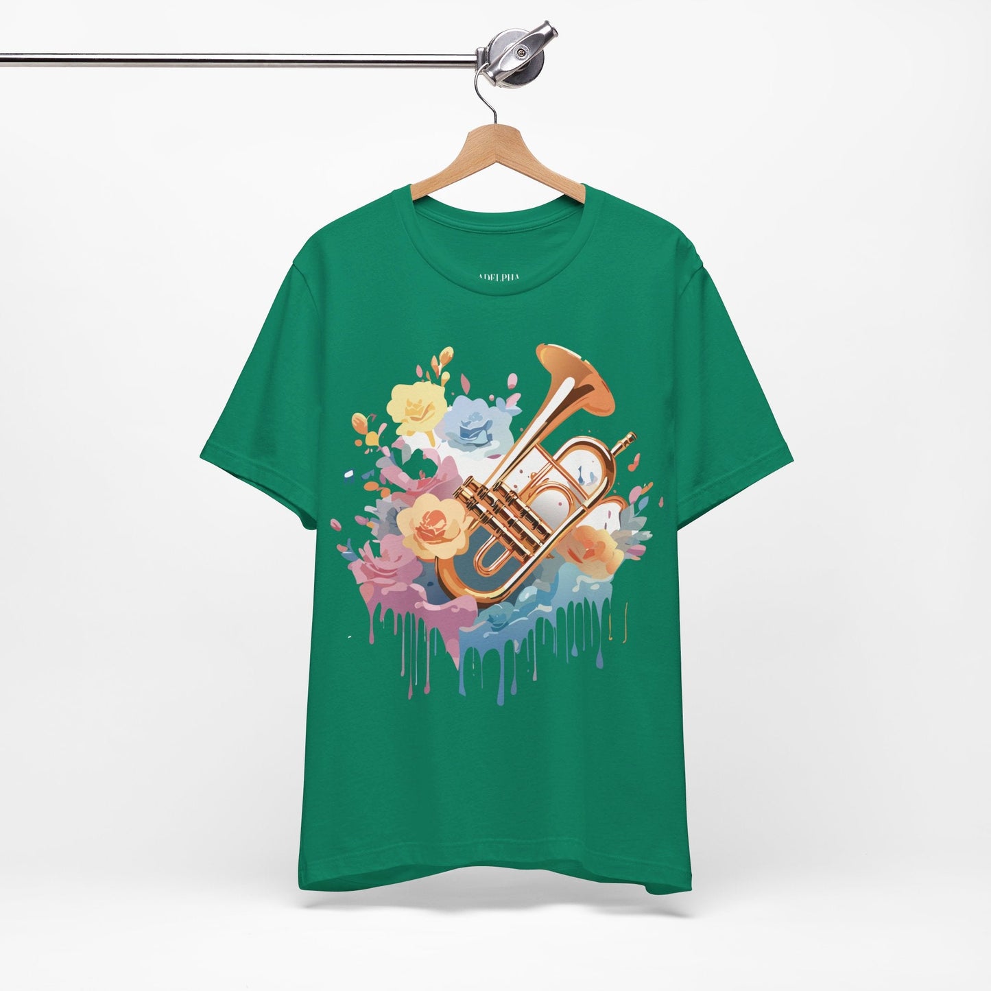 Music T Shirt Unisex Graphic Tee Vintage Artwork Adelpha Short Sleeve Art Design