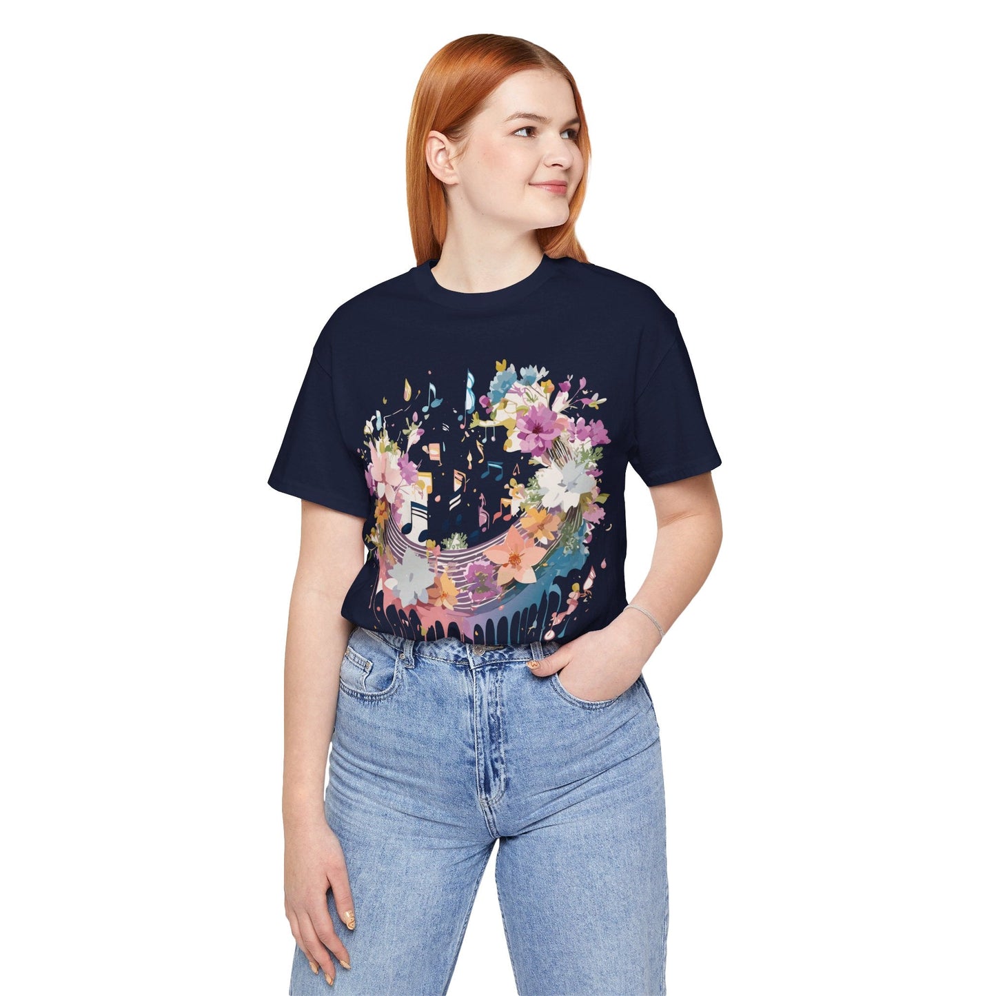Adelpha Music T Shirt Unisex Graphic Tee With Vintage Inspired Artwork Short Sleeve