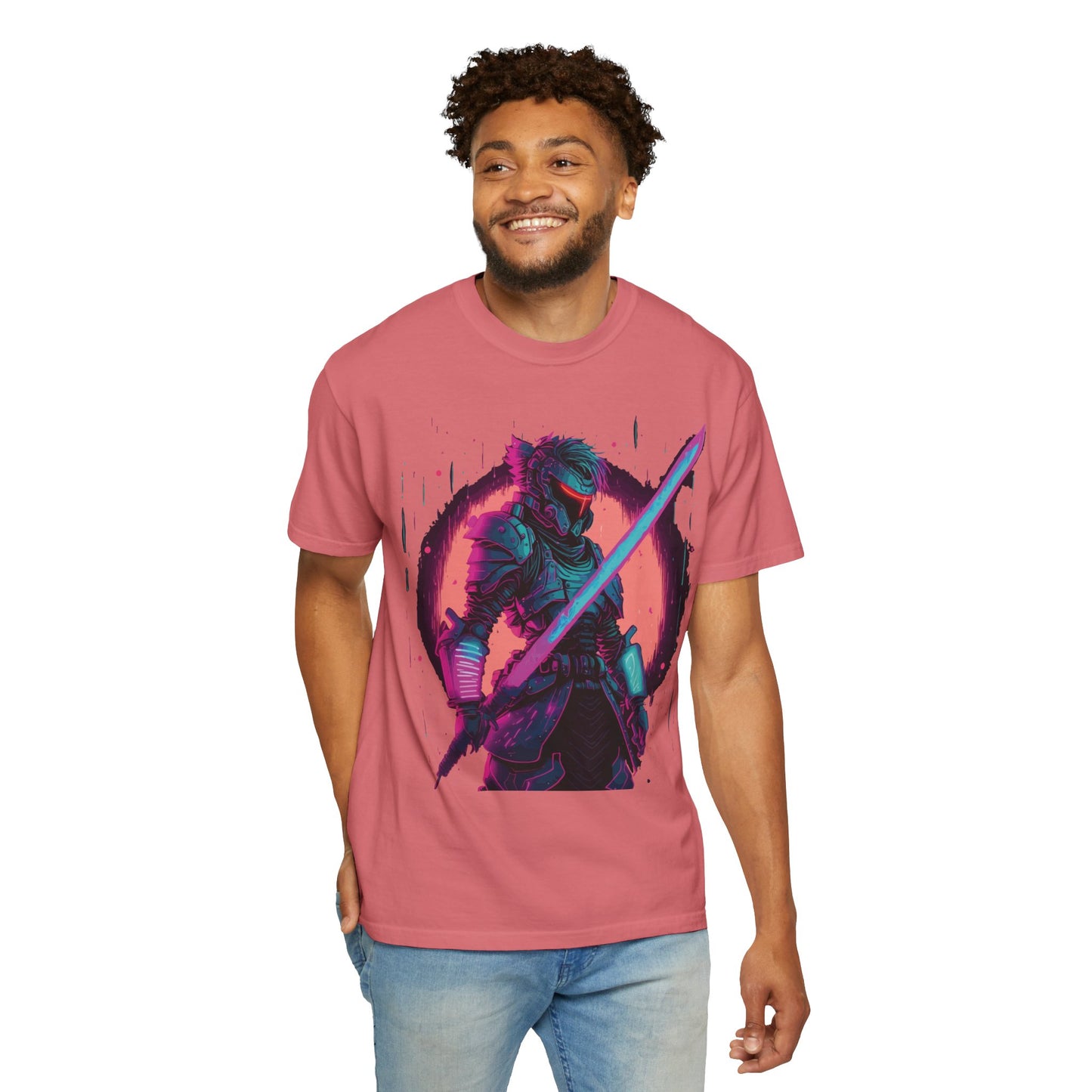 Unisex T-shirt with Knight in Armor