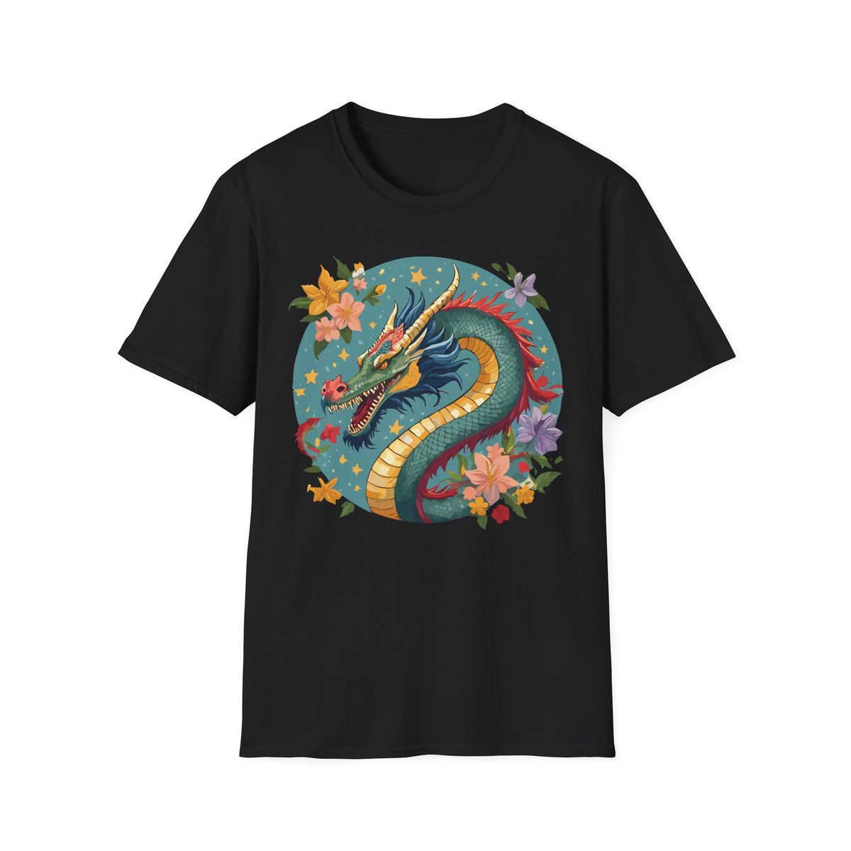 Dragon Graphic Tee Gildan Unisex 100 Cotton Tee Shirt with Animal a44