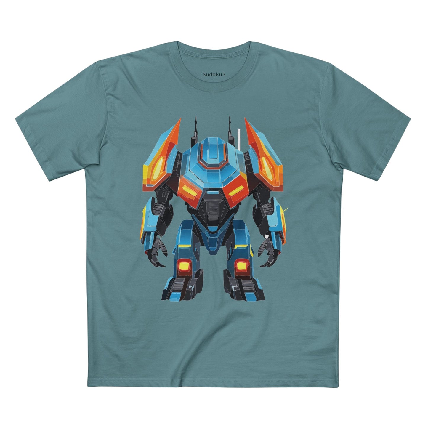 Cyborg Robot Graphic Unisex 100 Cotton Staple Tee 7
