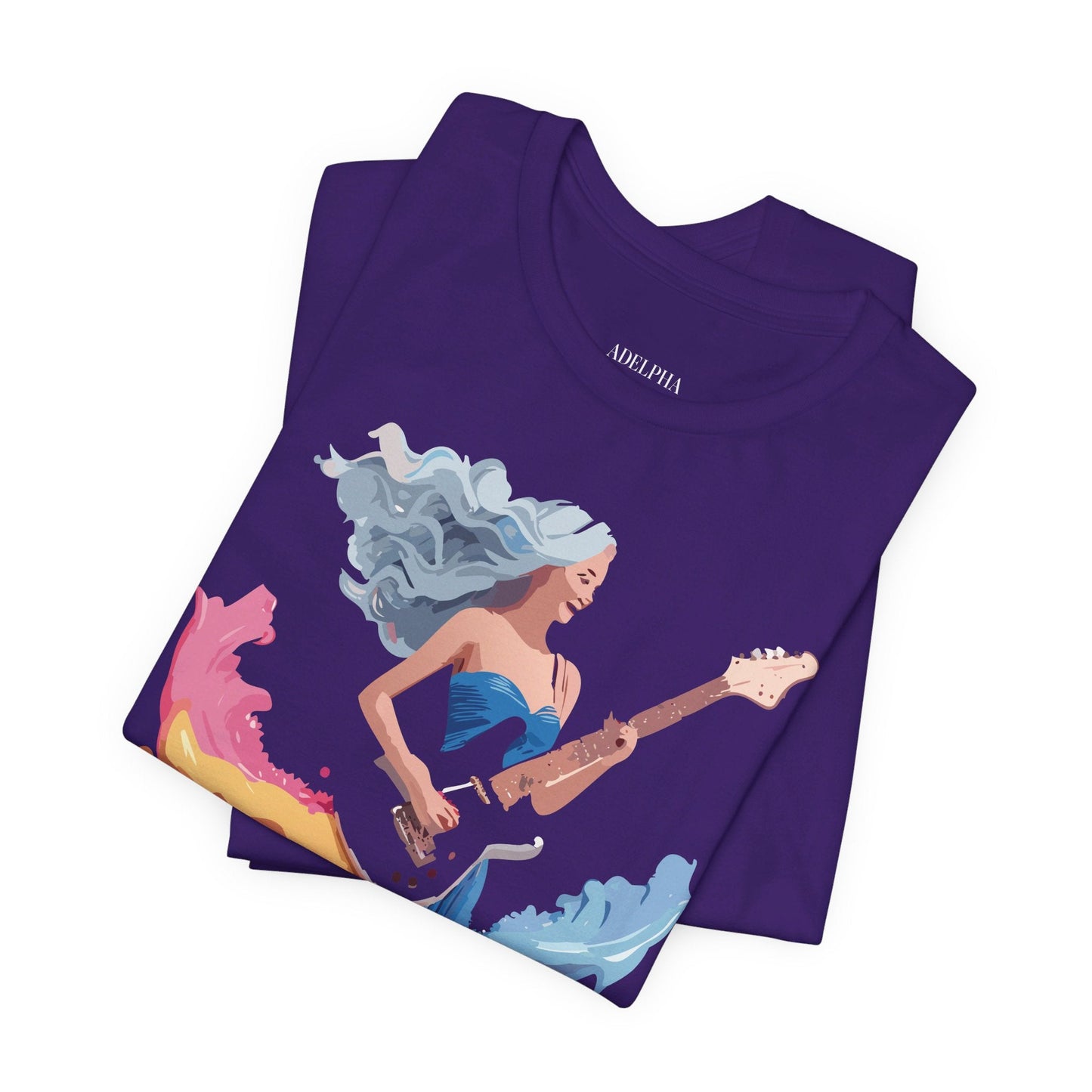 Adelpha Music T Shirt Graphic Tee Unisex Short Sleeve Vintage Inspired Artwork Casual Wear