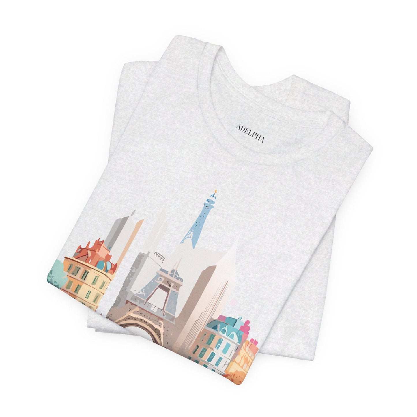 Adelpha Paris Graphic Tee Unisex Jersey Short Sleeve Vintage Inspired Artwork Collection
