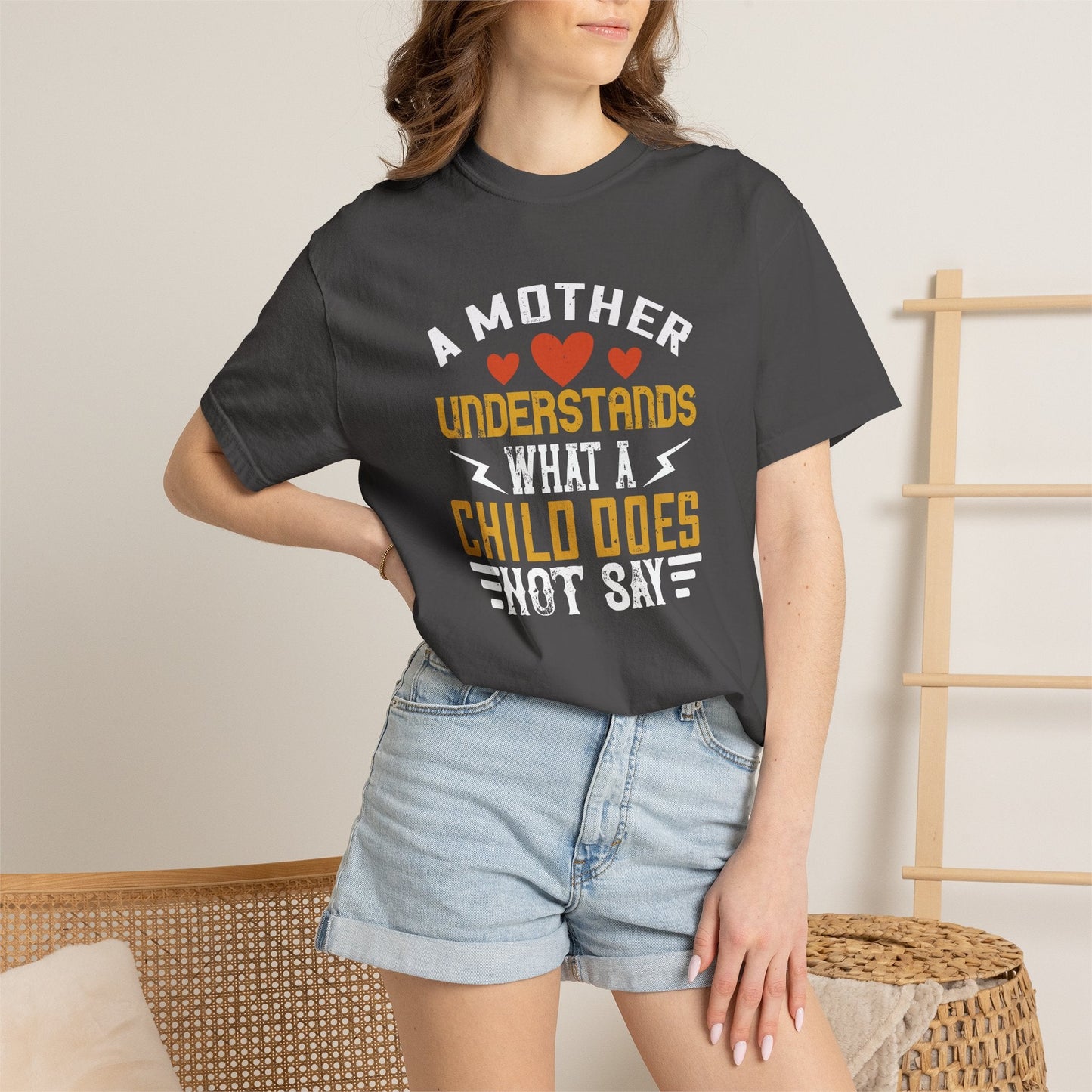 Mom T-shirt Mother Day Mama Tee Unisex Comfort Colors Garment-Dyed Cotton h56