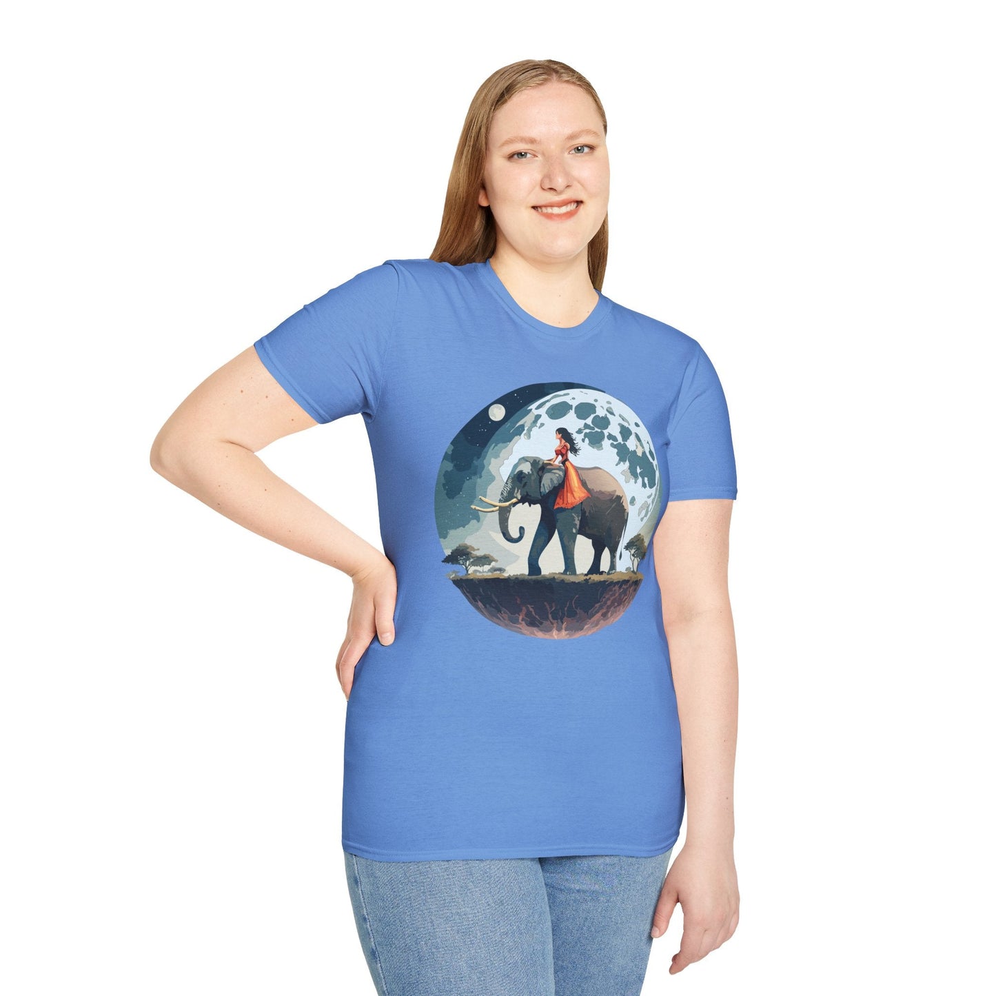 Womens Graphic T Shirt Art Design Tee SoftStyle Gildan 64000 100 Percent Ring Spun Cotton Comfort