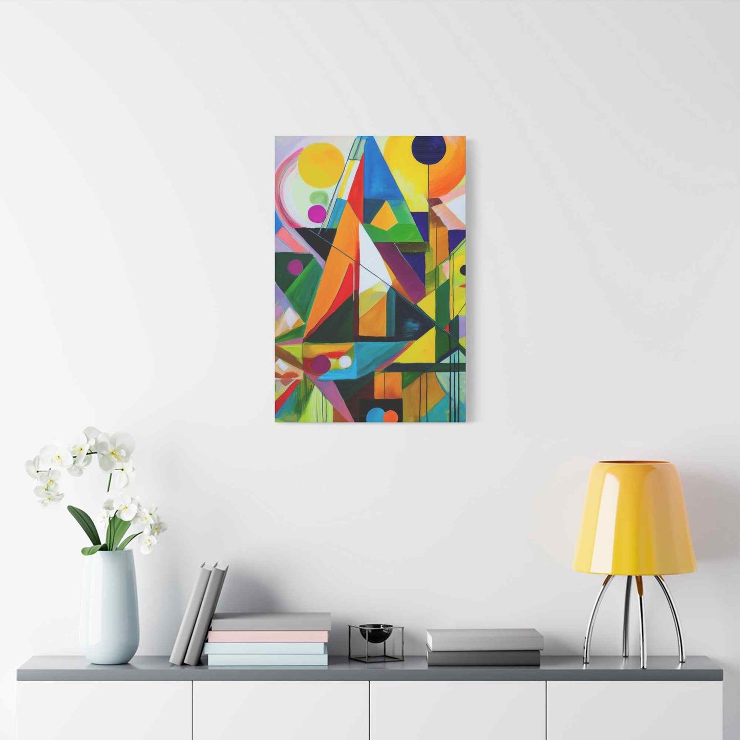 Abstract Painting Print Canvas 20x24,20x30,24x30, 24x32,24x36,30x40, 32x48,36x48,40x60 Pine-Wood Inner Frame ABS-13