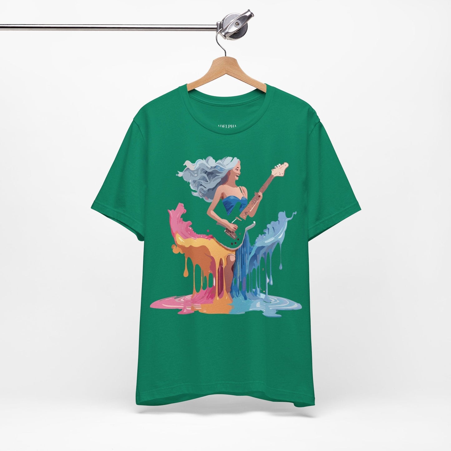 Adelpha Music T Shirt Graphic Tee Unisex Short Sleeve Vintage Inspired Artwork Casual Wear