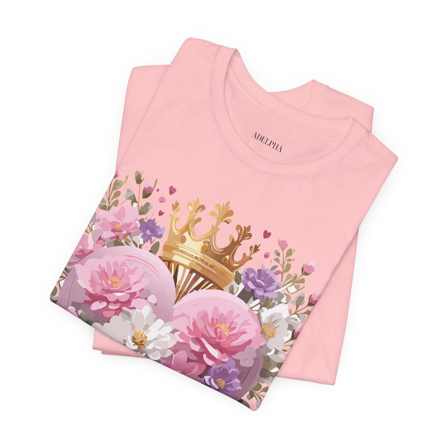 Valentine Day Graphic Unisex 100 Cotton Vintage Artwork with Love and Flower Design Tee 2