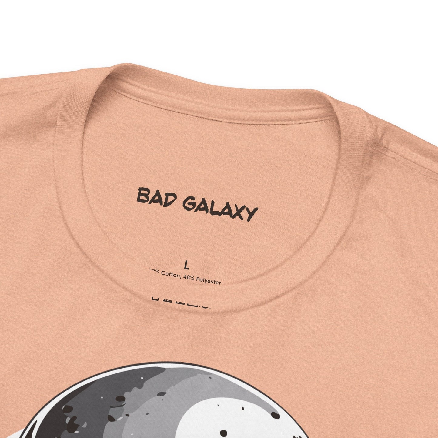 Tee Shirt With Alien From Bad Galaxy Made To Order One Hundred Percent Cotton Eco Inks Free Shipping