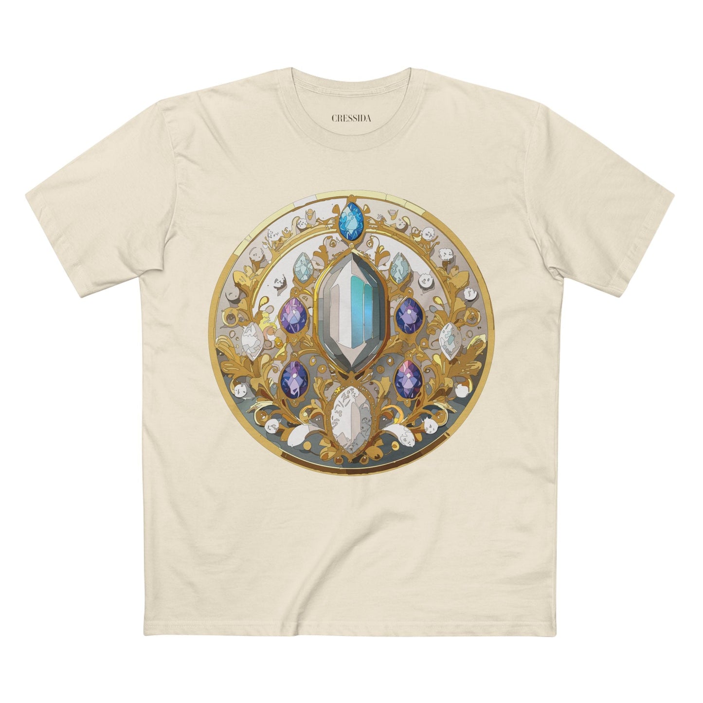 Medallion Graphic T-Shirt Unisex 100 Cotton With Gold Art Design Medal Tee 15