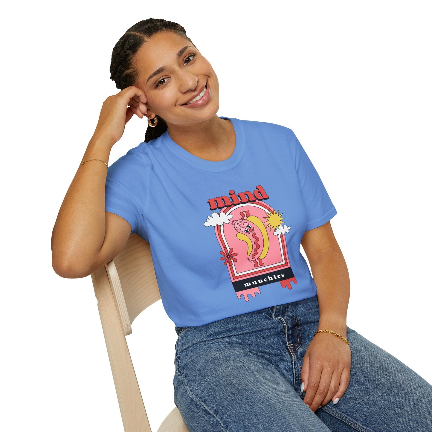 Funny Food T Shirt Unisex Softstyle Gildan 64000 100 Percent Ring Spun Cotton Lightweight Comfort