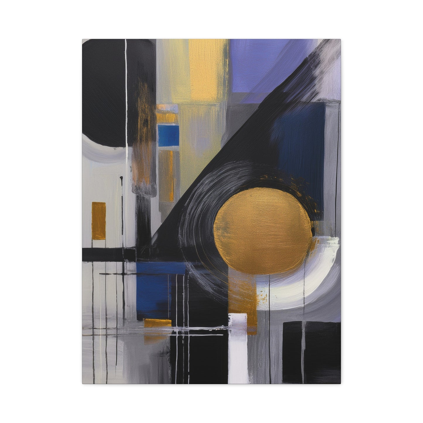 Purple Abstract Painting Print Canvas 20x24,20x30,24x30, 24x32,24x36,30x40, 32x48,36x48,40x60 Pine-Wood Inner Frame ABS-32