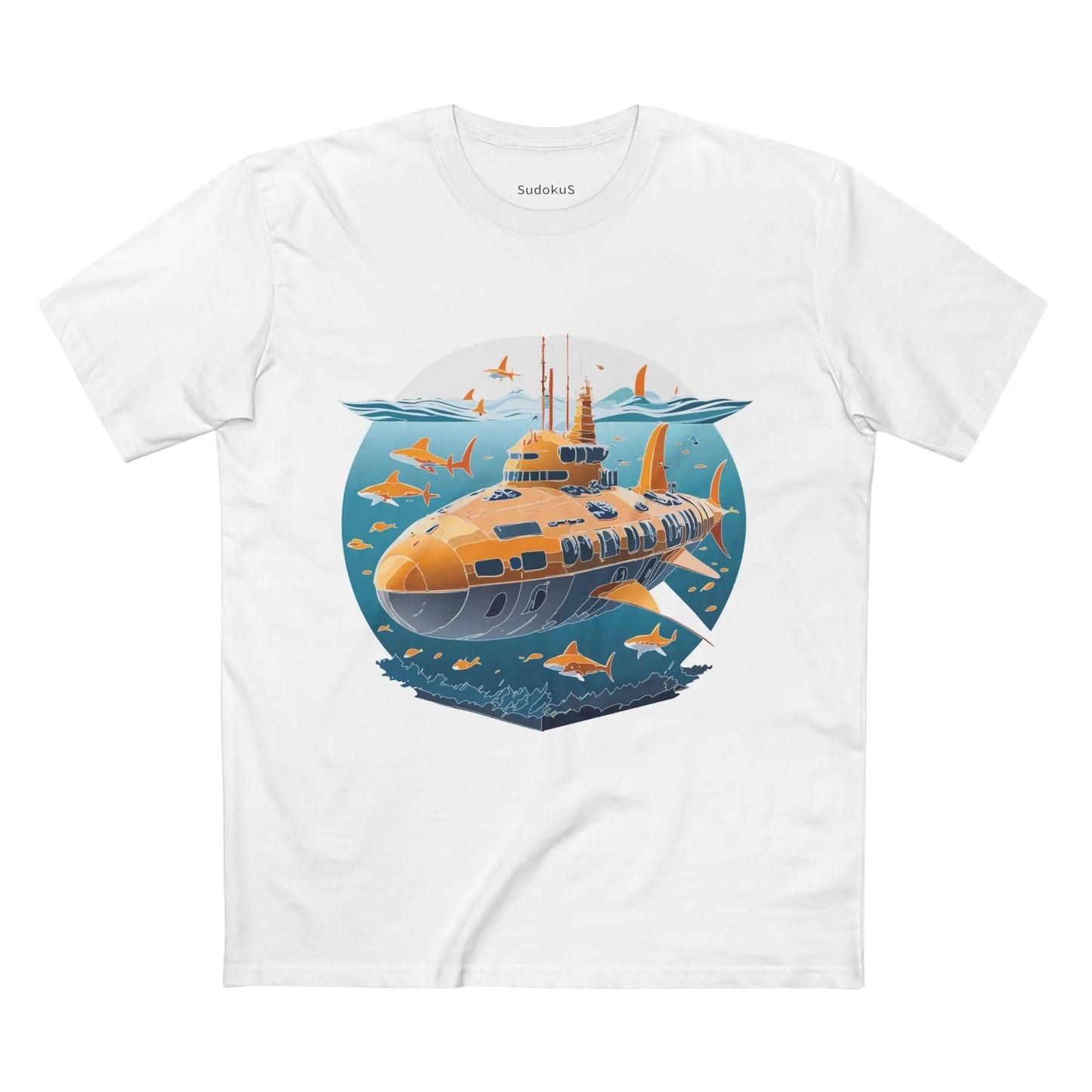 Ocean Coast Graphic Unisex 100 Cotton Staple Tee 19