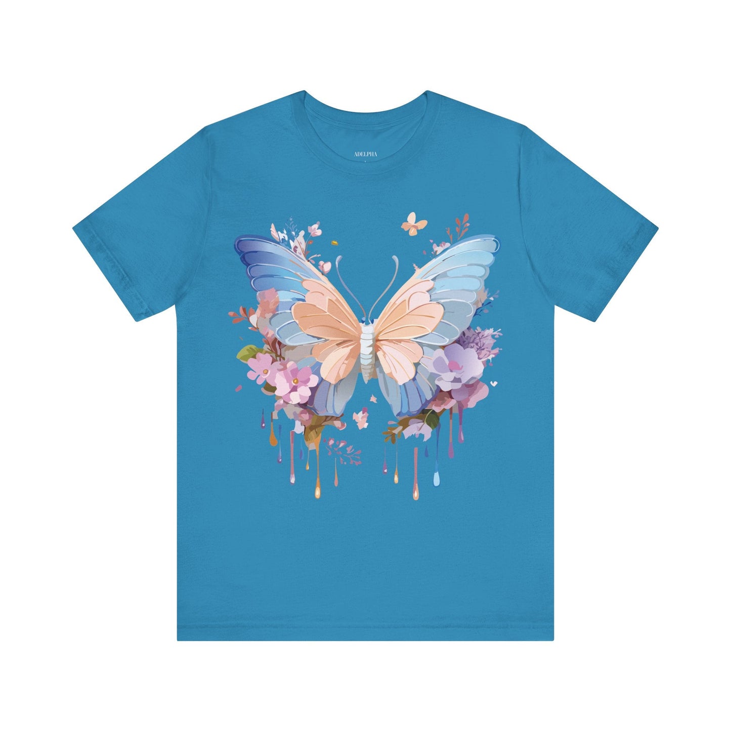 Butterfly Graphic Tee By Adelpha Unisex Short Sleeve Shirt Art Design