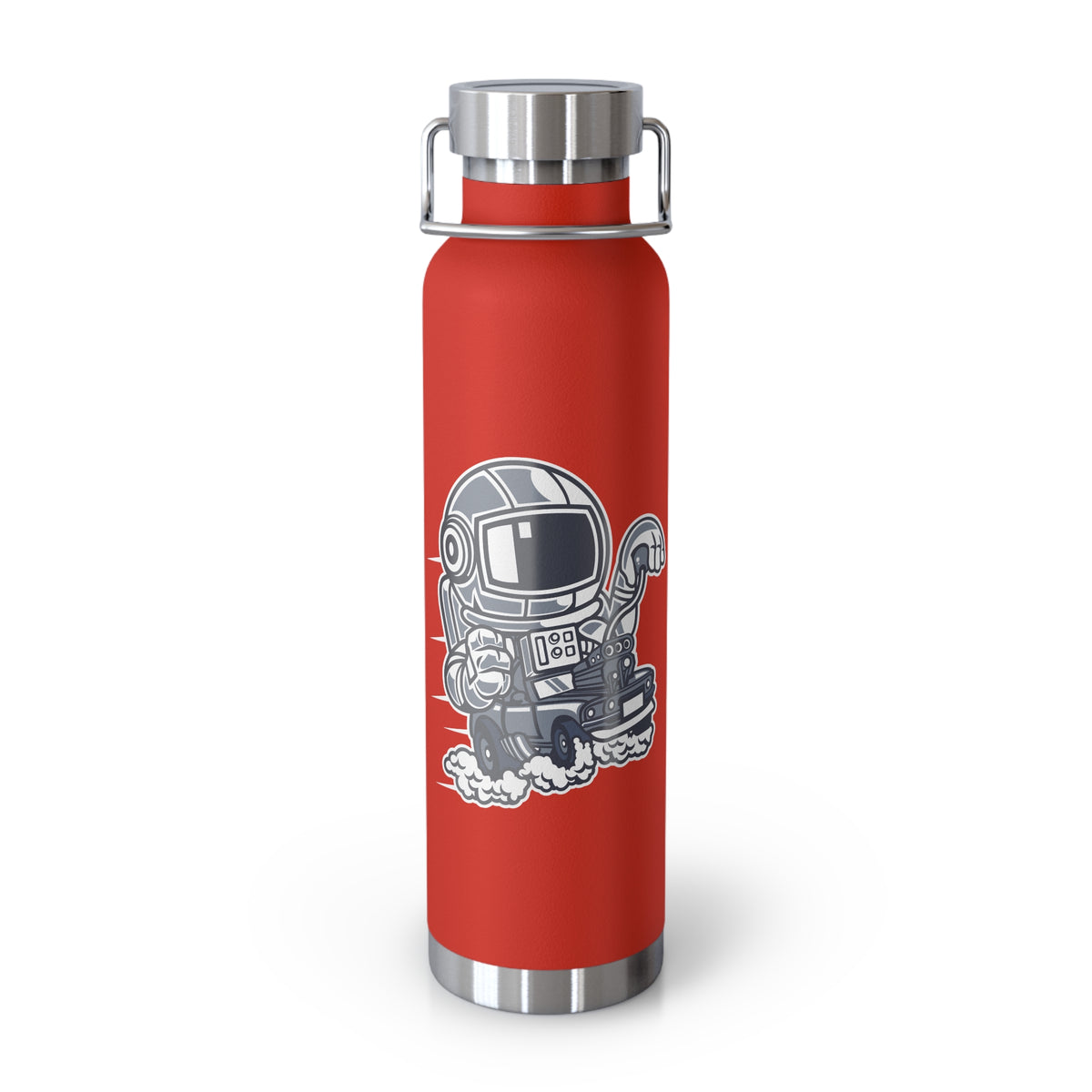 22oz Copper Insulated Water Bottle with Cartoon Design - CV55