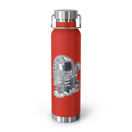 22oz Copper Insulated Water Bottle with Cartoon Design - CV55
