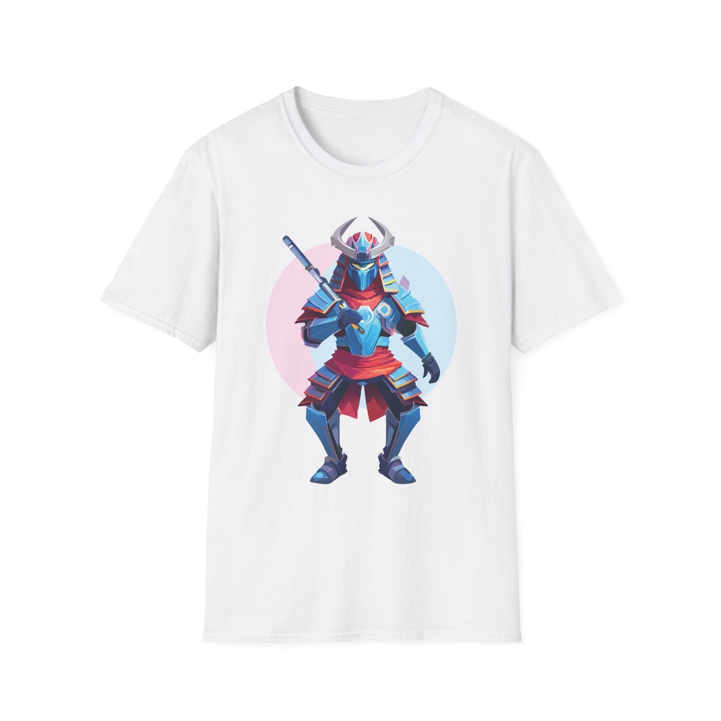 Samurai T Shirt Unisex Softstyle Tee Made From 100 Percent Ring Spun Cotton Gildan 64000