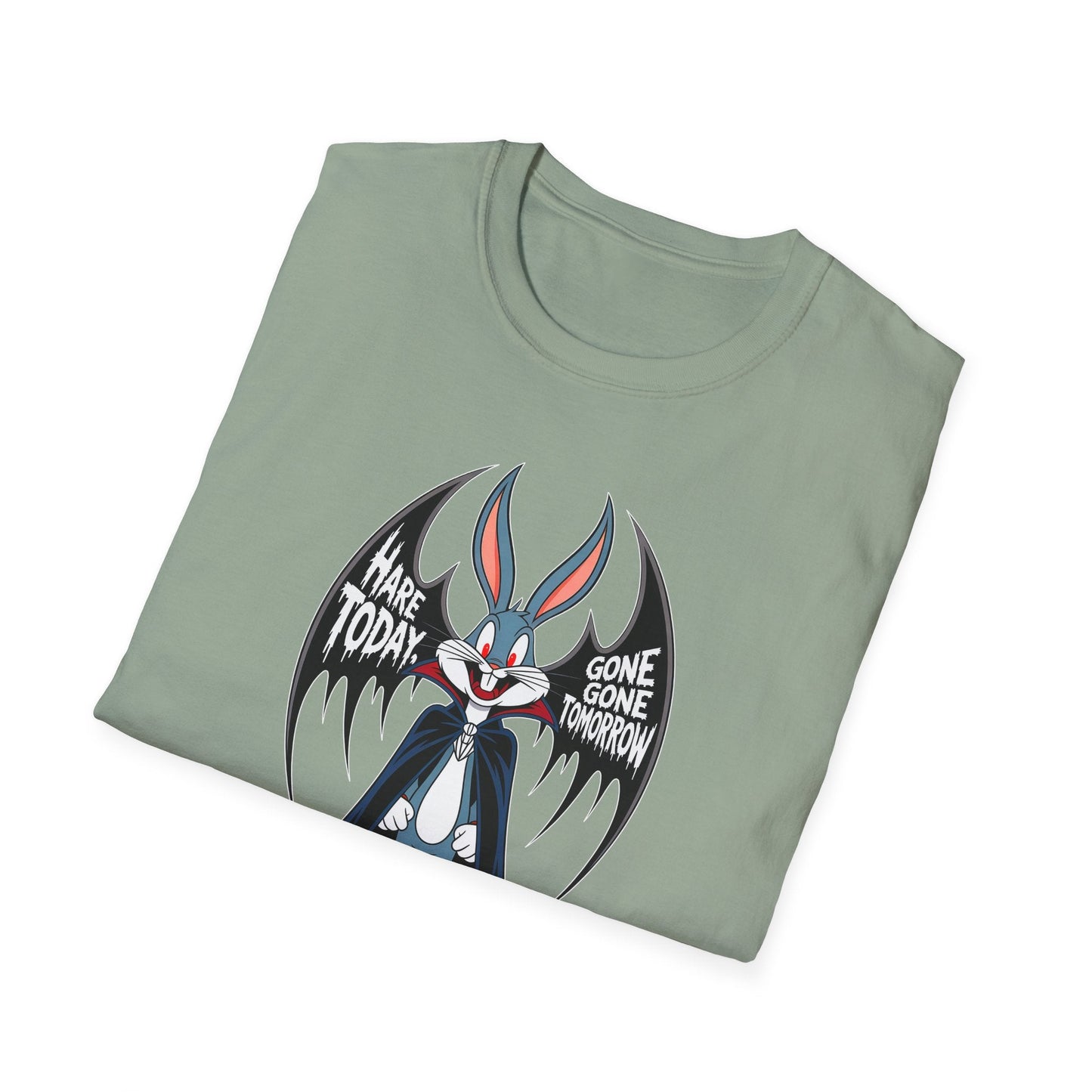 Cartoon Bunny Graphic Unisex Cotton Animal Animation Artwork Design Tee 15