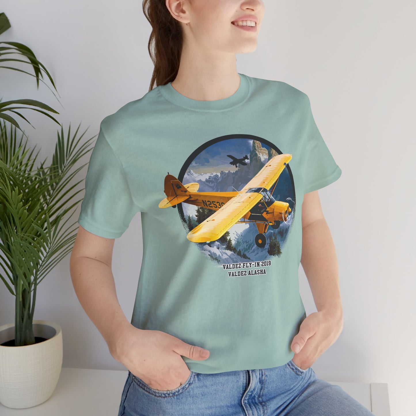 Retro Plane Graphic Design Tee, Plane Shirt, Vintage Tees, Art Design T-Shirt, Graphic Tee, Retro Art Shirts