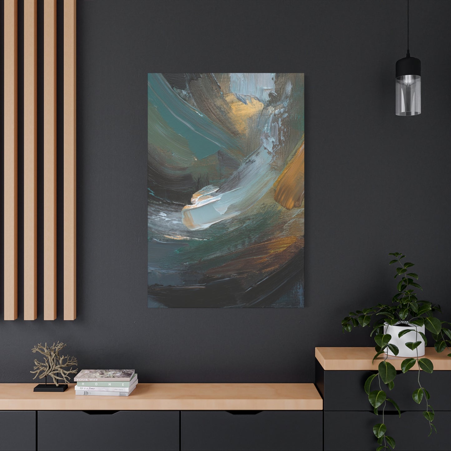 Abstract Oil Painting Print Canvas 20x24,20x30,24x30 24x32,24x36,30x40 32x48,36x48,40x60 Pine-Wood Inner Frame ABS-79