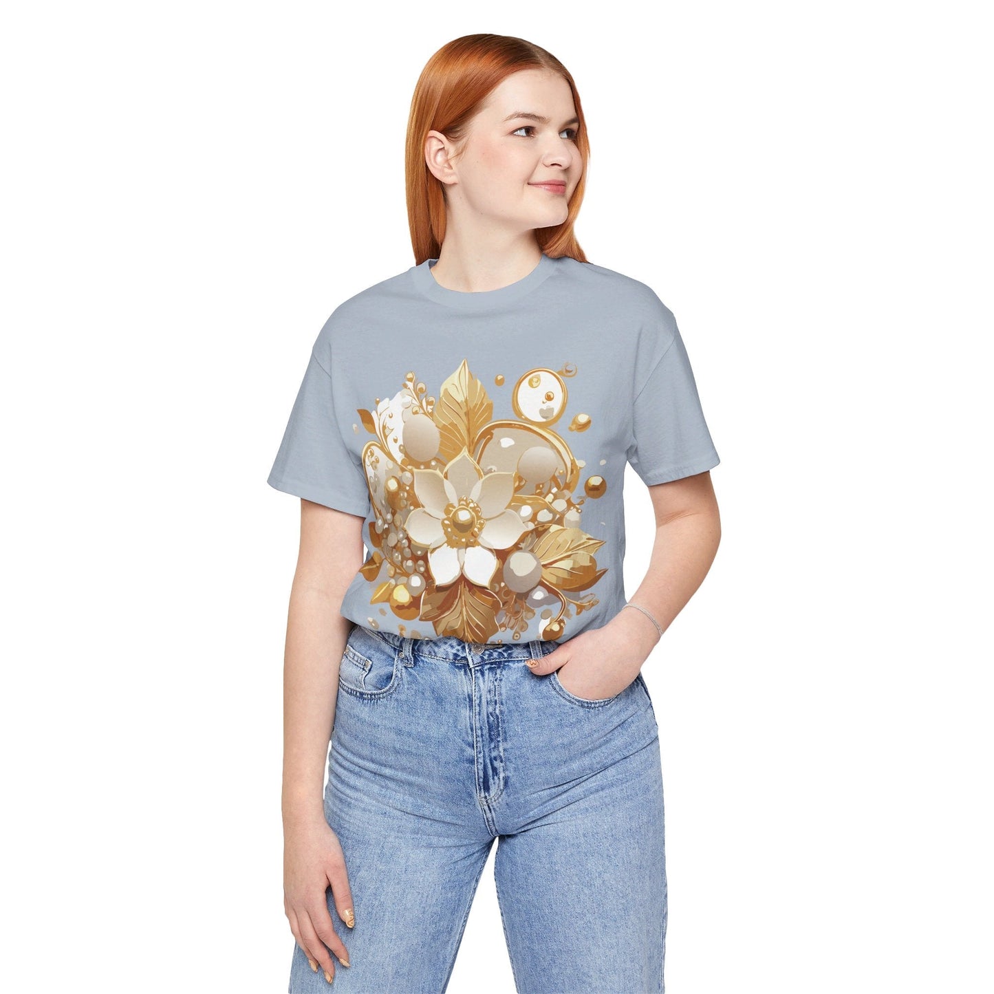 Jewelry Graphic Unisex 100 Cotton Vintage Treasure Art T-Shirt 22