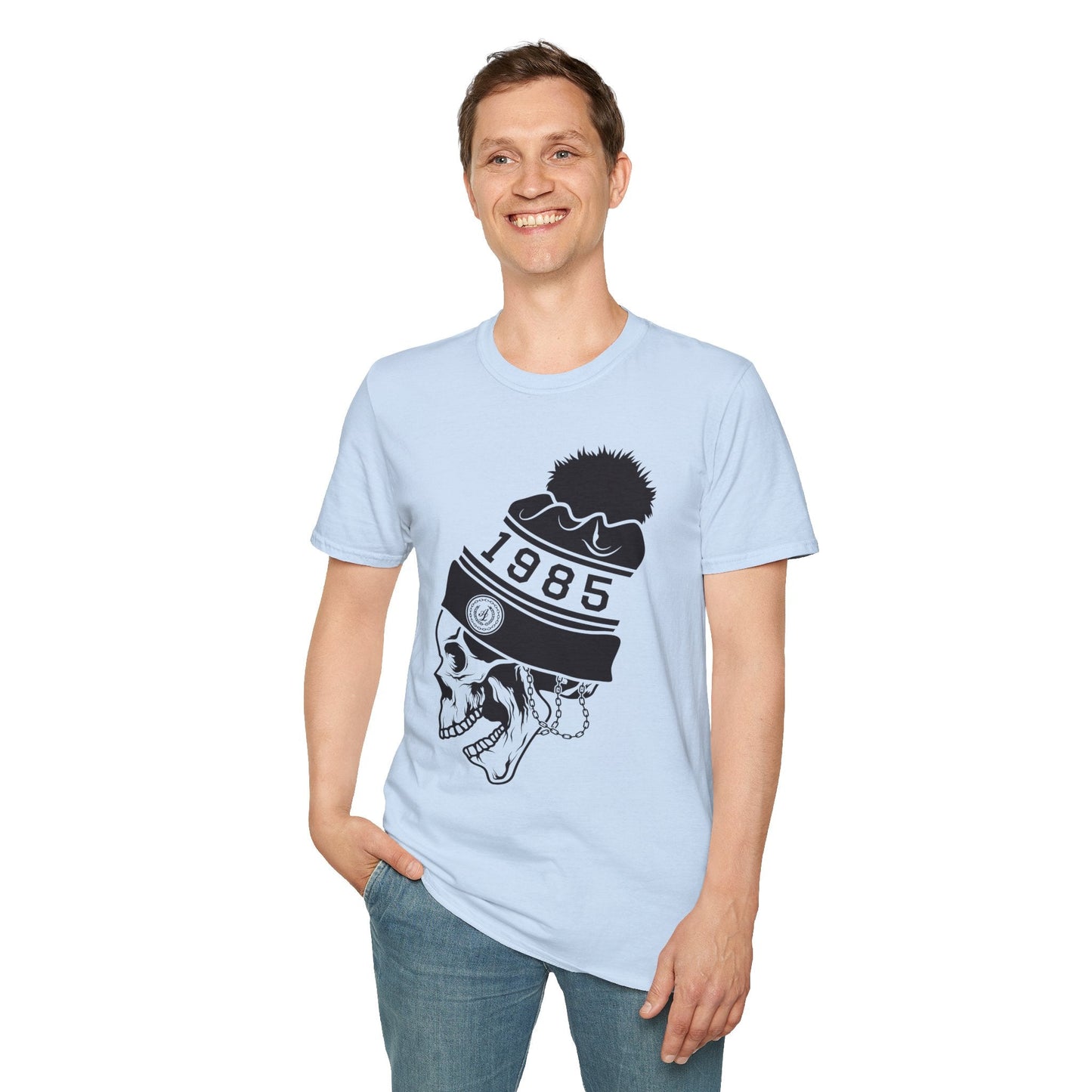 Cartoon Animation T Shirt Unisex Gildan Softstyle 64000 Tee With Art Design Funny Graphic
