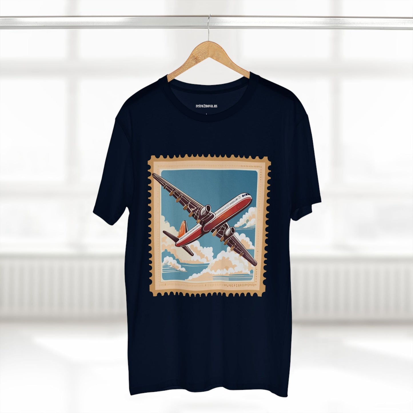 Postage Stamp Shirt Unisex Premium Cotton Tee With Original Art Design From Retro2Nova PS38